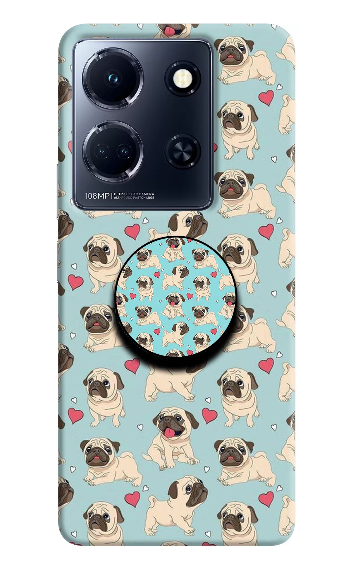 Pug Dog Infinix Note 30 5g Pop Case by Casekaro