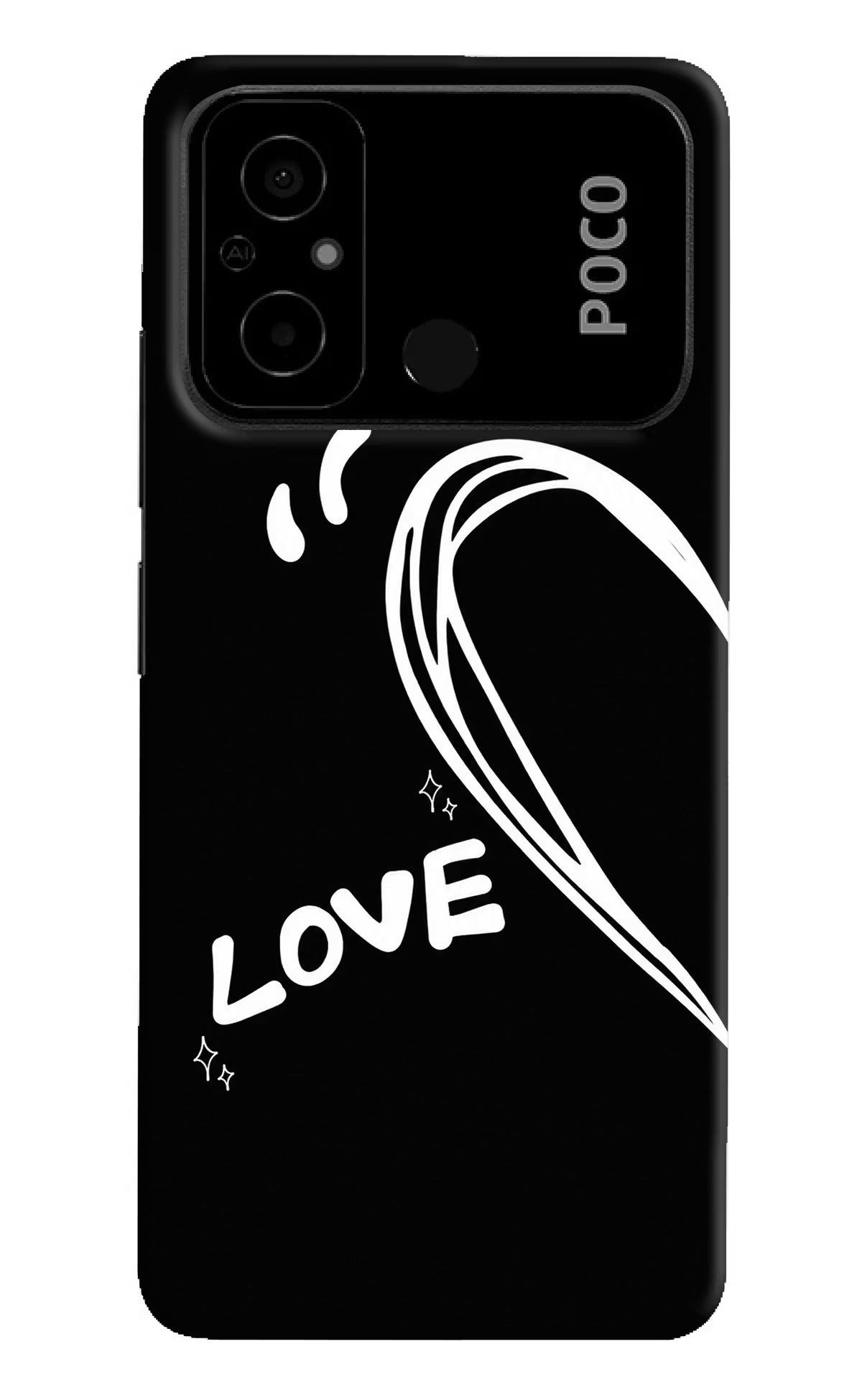 Love Line Poco C55 Back Cover - Love Line Poco C55 Back Cover Love Line Poco C55 Back Cover