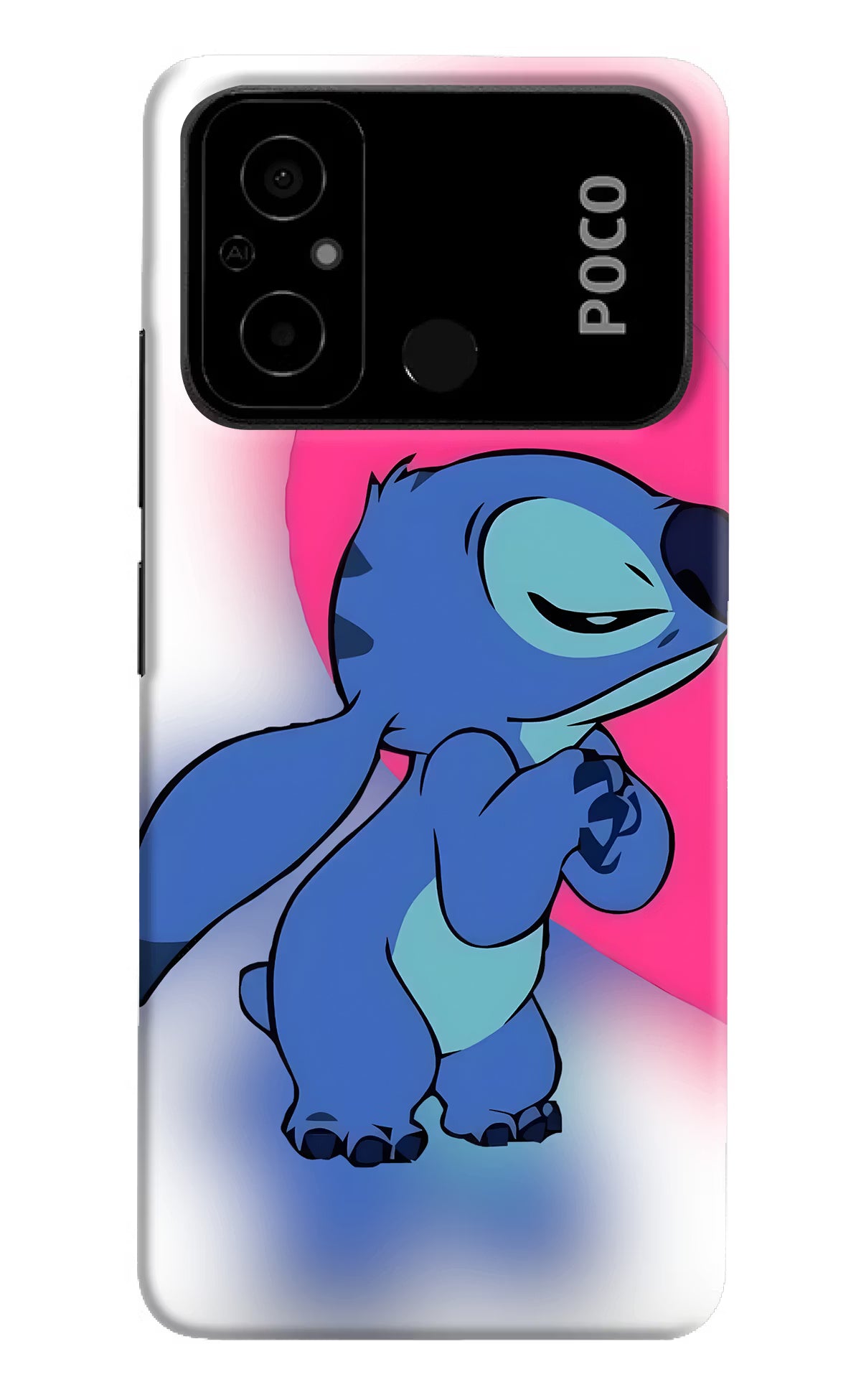 Stitch Hug Poco C55 Back Cover - Stitch Hug Poco C55 Back Cover Stitch Hug Poco C55 Back Cover