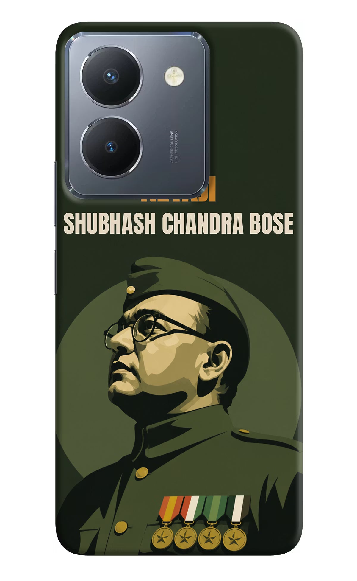 Netaji Legacy Vivo Y36 Back Cover - Netaji Legacy Vivo Y36 Back Cover Netaji Legacy Vivo Y36 Back Cover