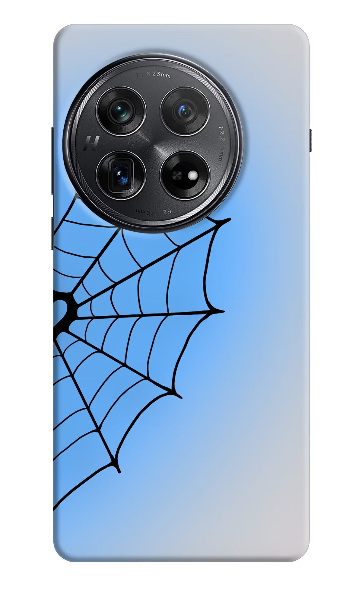Blue Web Oneplus 12 Back Cover - Blue Web Oneplus 12 Back Cover Blue Web Oneplus 12 Back Cover