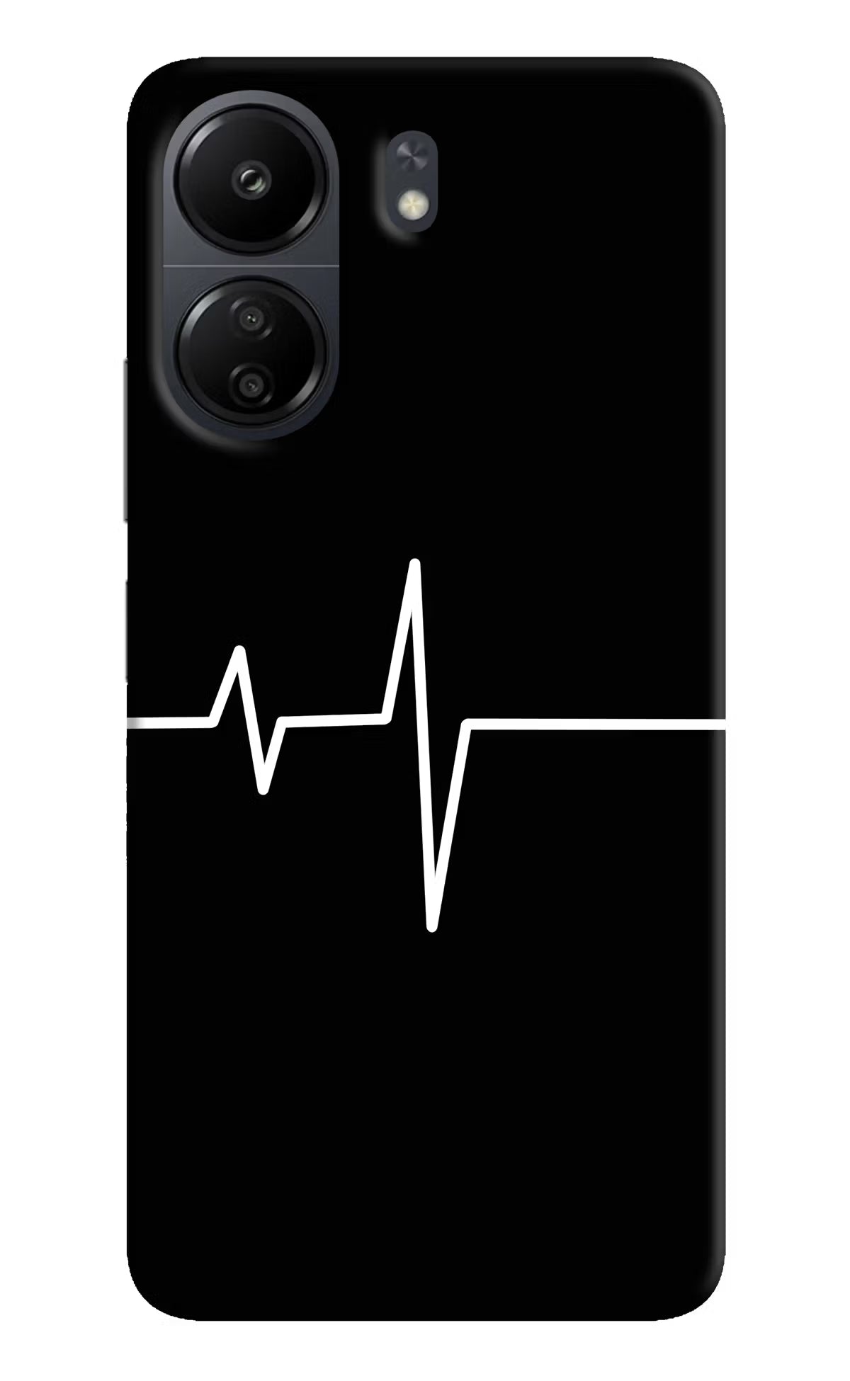Heart Beats Poco C65 Back Cover - Heart Beats Poco C65 Hard Case Back Cover by Casekaro Heart Beats Poco C65 Hard Case Back Cover by Casekaro