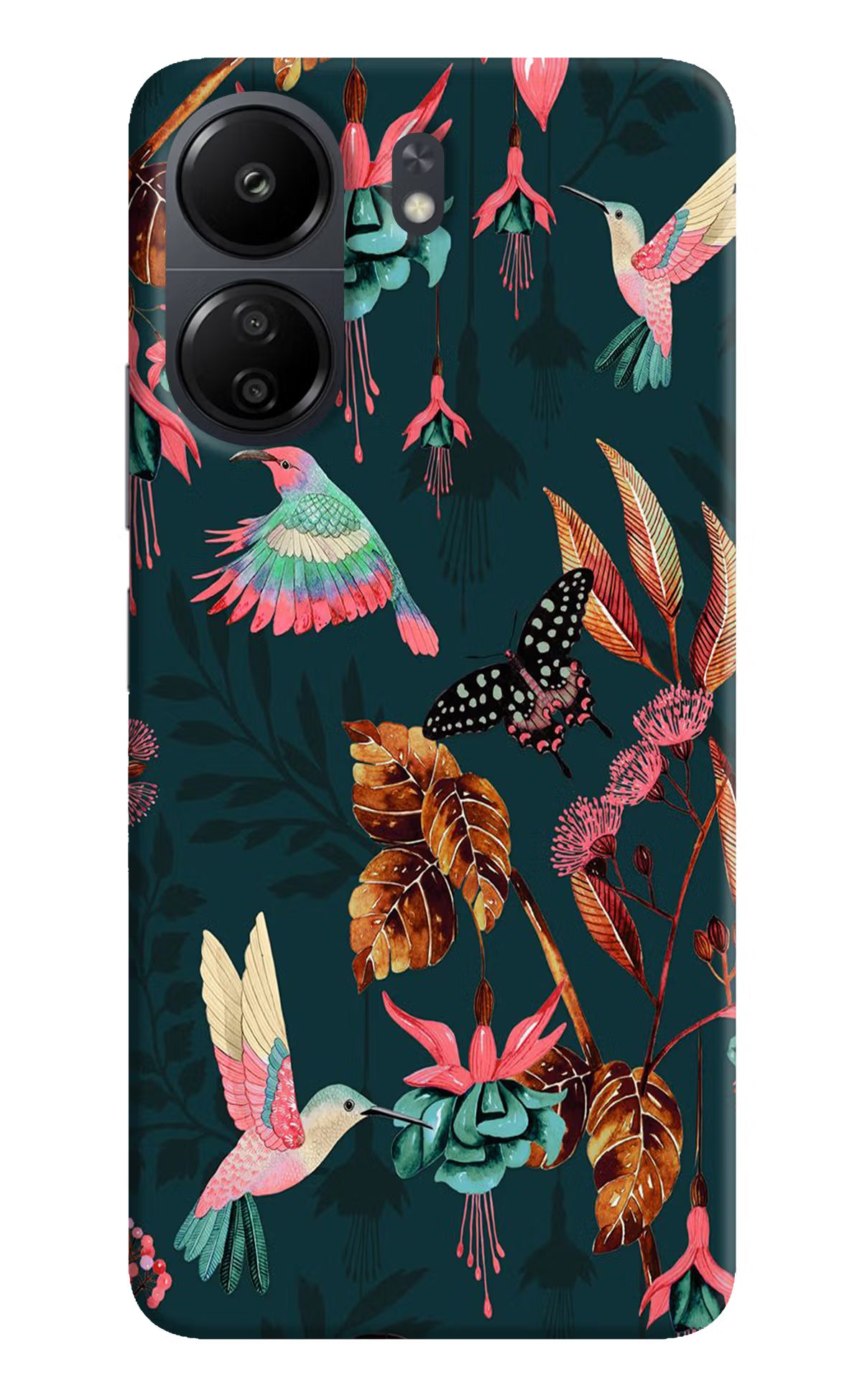 Birds Poco C65 Back Cover - Birds Poco C65 Hard Case Back Cover by Casekaro Birds Poco C65 Hard Case Back Cover by Casekaro