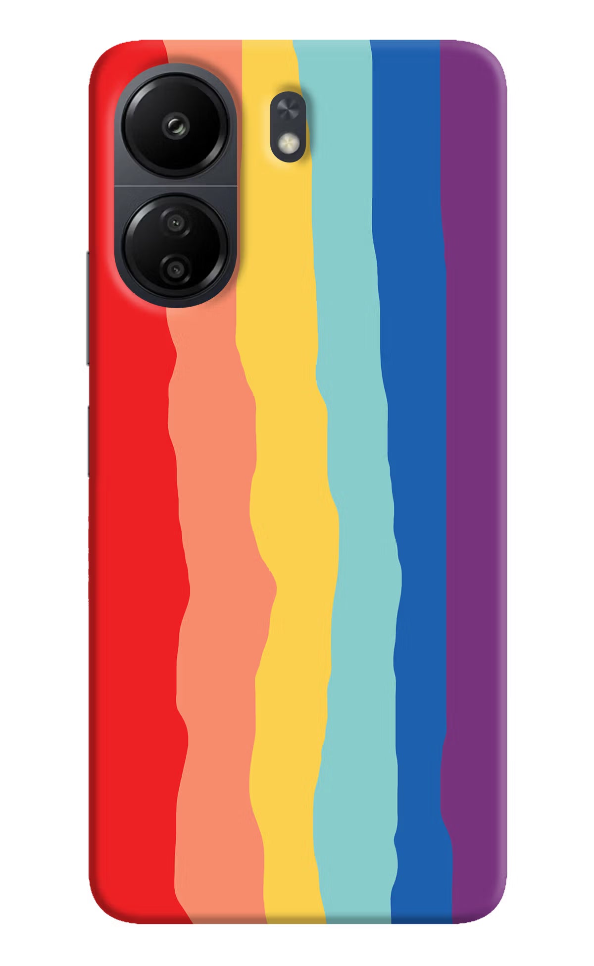 Rainbow Poco C65 Back Cover - Rainbow Poco C65 Hard Case Back Cover by Casekaro Rainbow Poco C65 Hard Case Back Cover by Casekaro