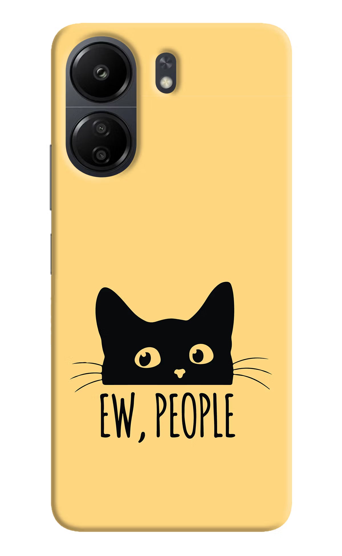 Ew People Catitude Poco C65 Back Cover - Ew People Catitude Poco C65 Hard Case Back Cover by Casekaro Ew People Catitude Poco C65 Hard Case Back Cover by Casekaro