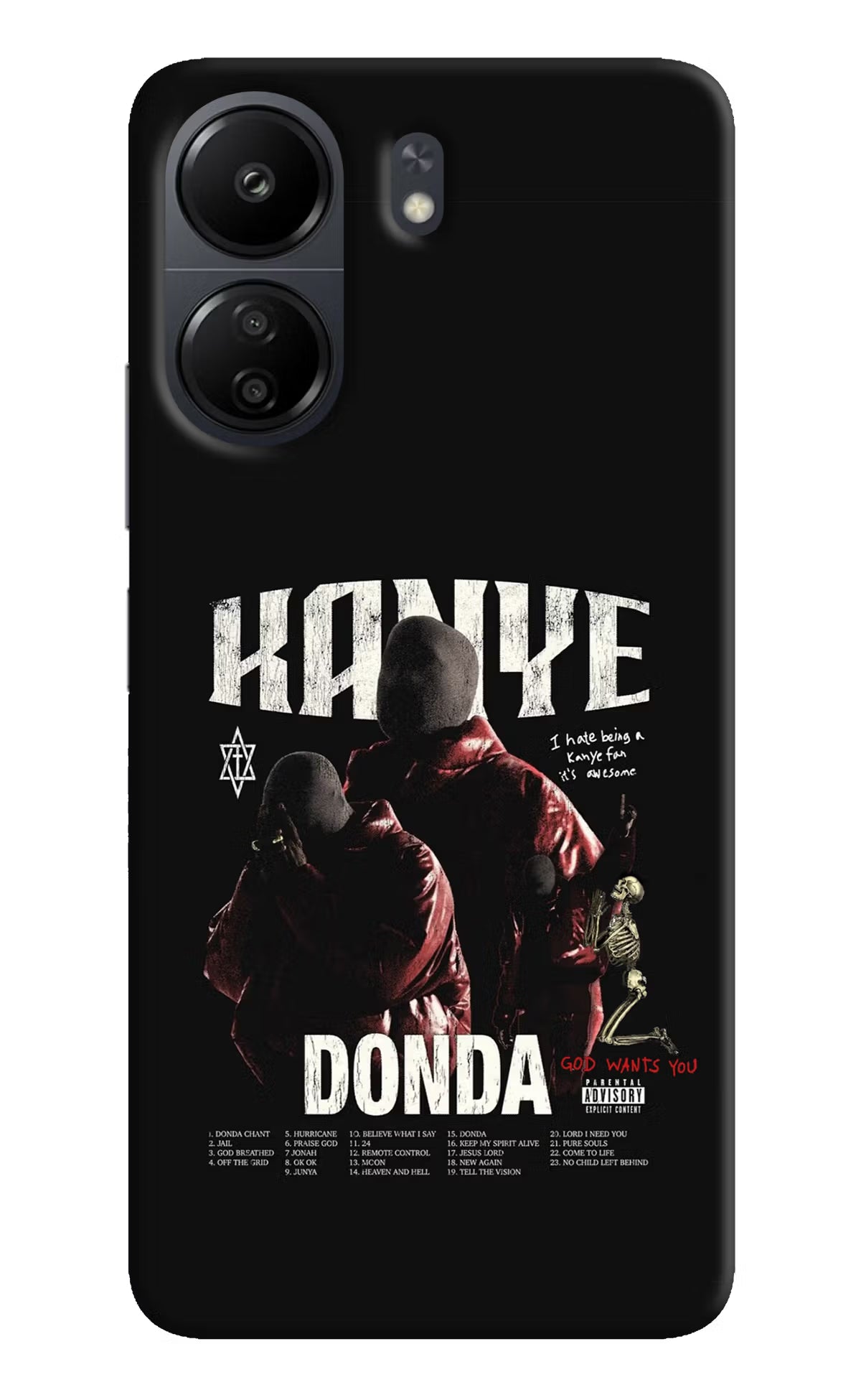 Donda Kanye West Poco C65 Back Cover - Donda Kanye West Poco C65 Hard Case Back Cover by Casekaro Donda Kanye West Poco C65 Hard Case Back Cover by Casekaro