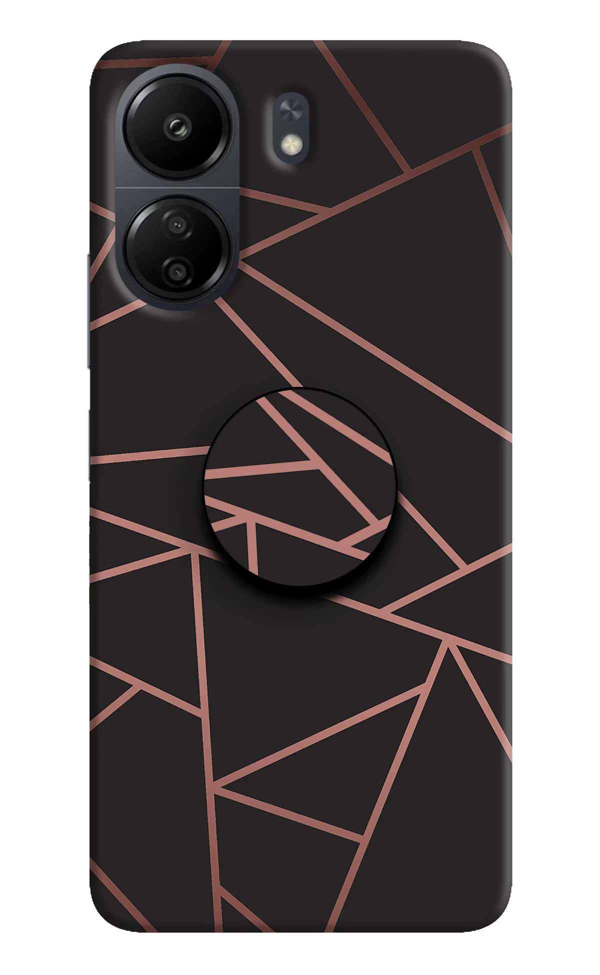 Geometric Pattern Poco C65 Pop Case - Geometric Pattern Poco C65 Pop Case by Casekaro Geometric Pattern Poco C65 Pop Case by Casekaro