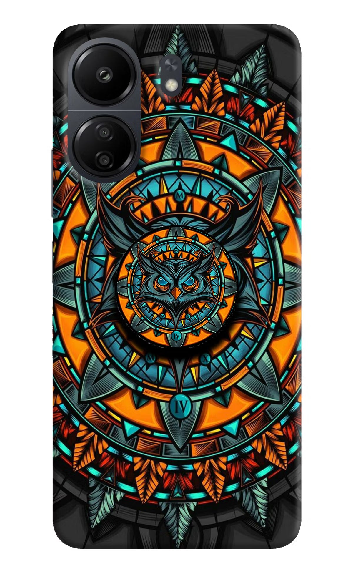 Angry Owl Poco C65 Pop Case - Angry Owl Poco C65 Pop Case by Casekaro Angry Owl Poco C65 Pop Case by Casekaro