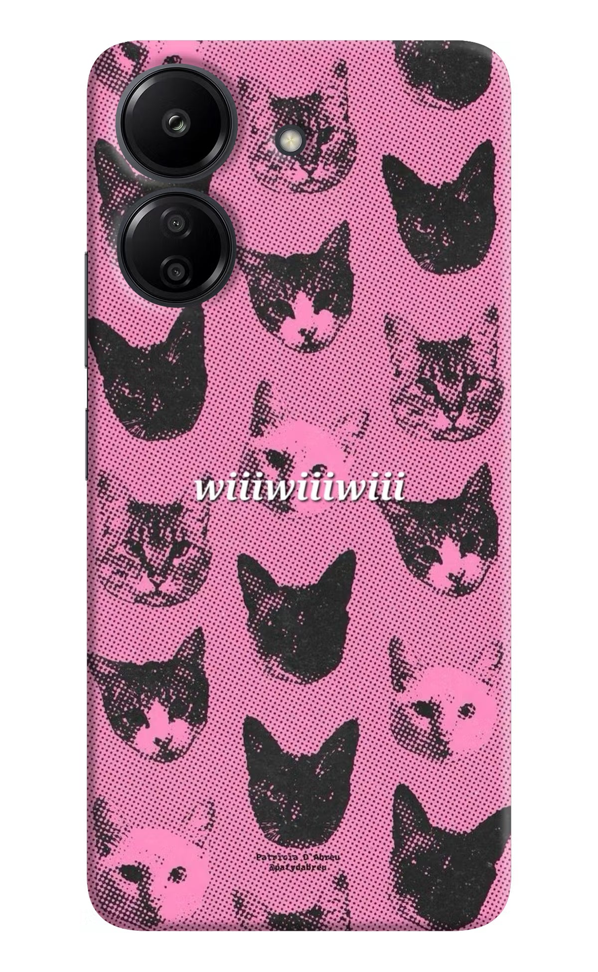 Pink Cats Redmi 13C 4G Back Cover - Pink Cats Redmi 13C 4G Back Cover Pink Cats Redmi 13C 4G Back Cover