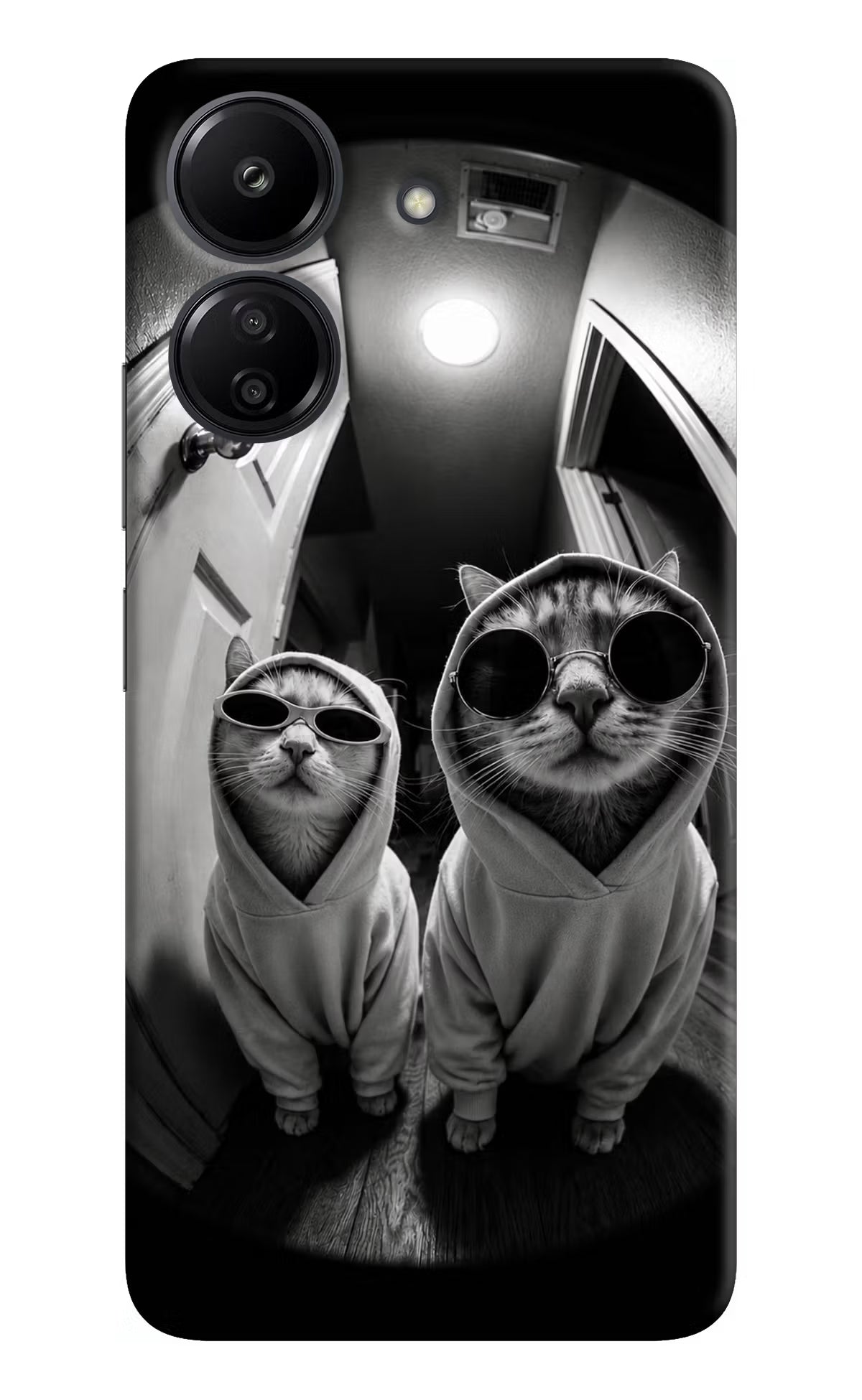 Hood Cats Redmi 13C 4G Back Cover - Hood Cats Redmi 13C 4G Back Cover Hood Cats Redmi 13C 4G Back Cover
