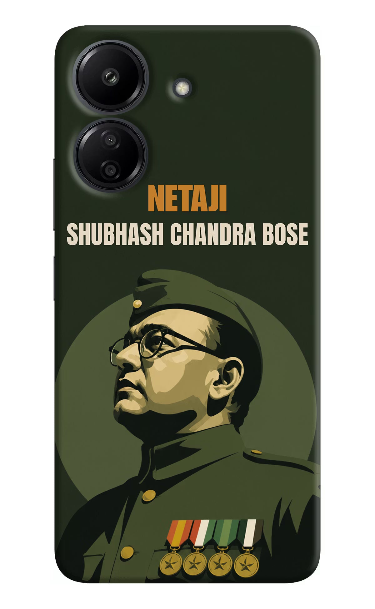 Netaji Legacy Redmi 13C 4G Back Cover - Netaji Legacy Redmi 13C 4G Back Cover Netaji Legacy Redmi 13C 4G Back Cover