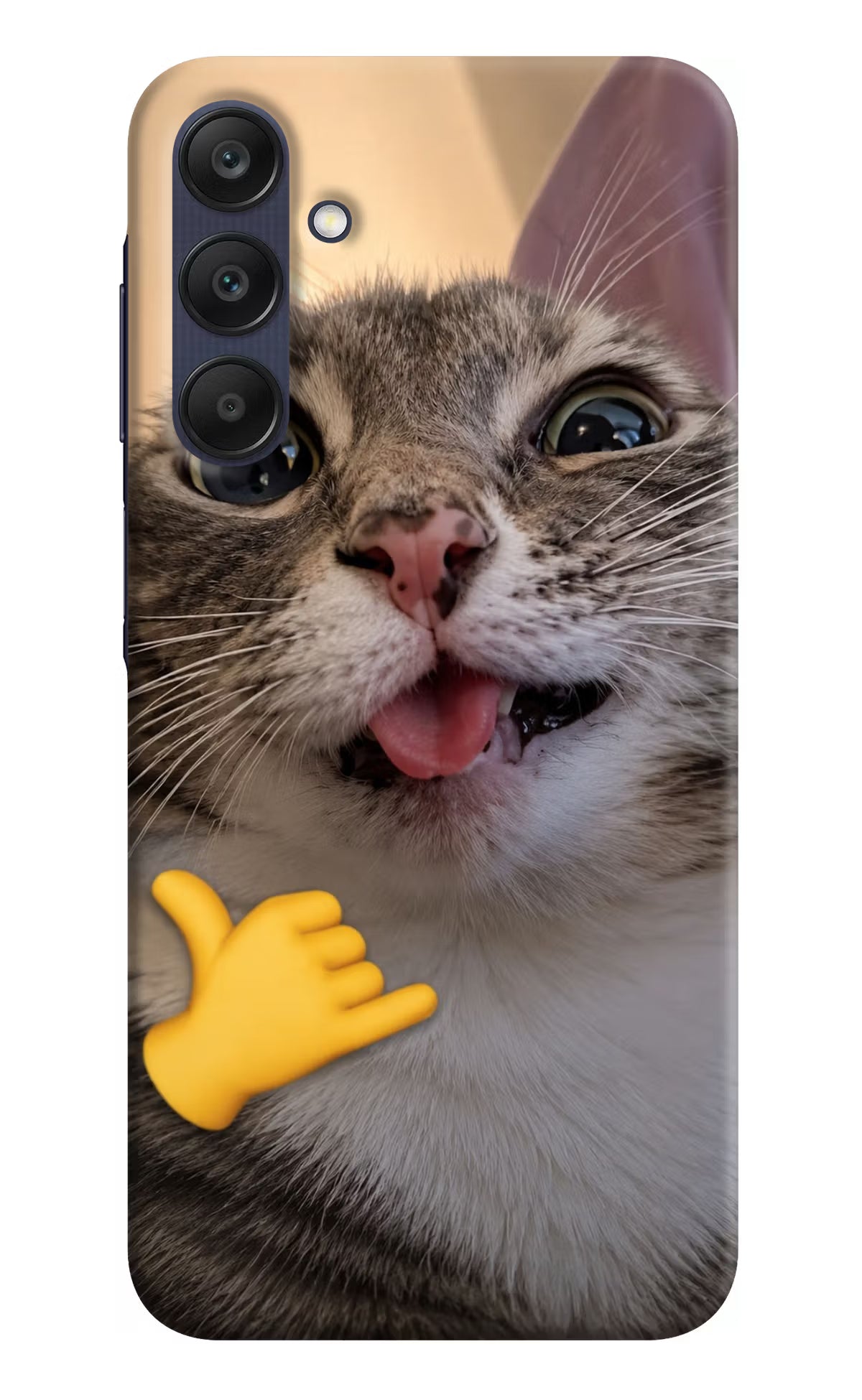 Silly Cat Call Samsung A25 5G Back Cover - Silly Cat Call Samsung A25 5G Back Cover Silly Cat Call Samsung A25 5G Back Cover