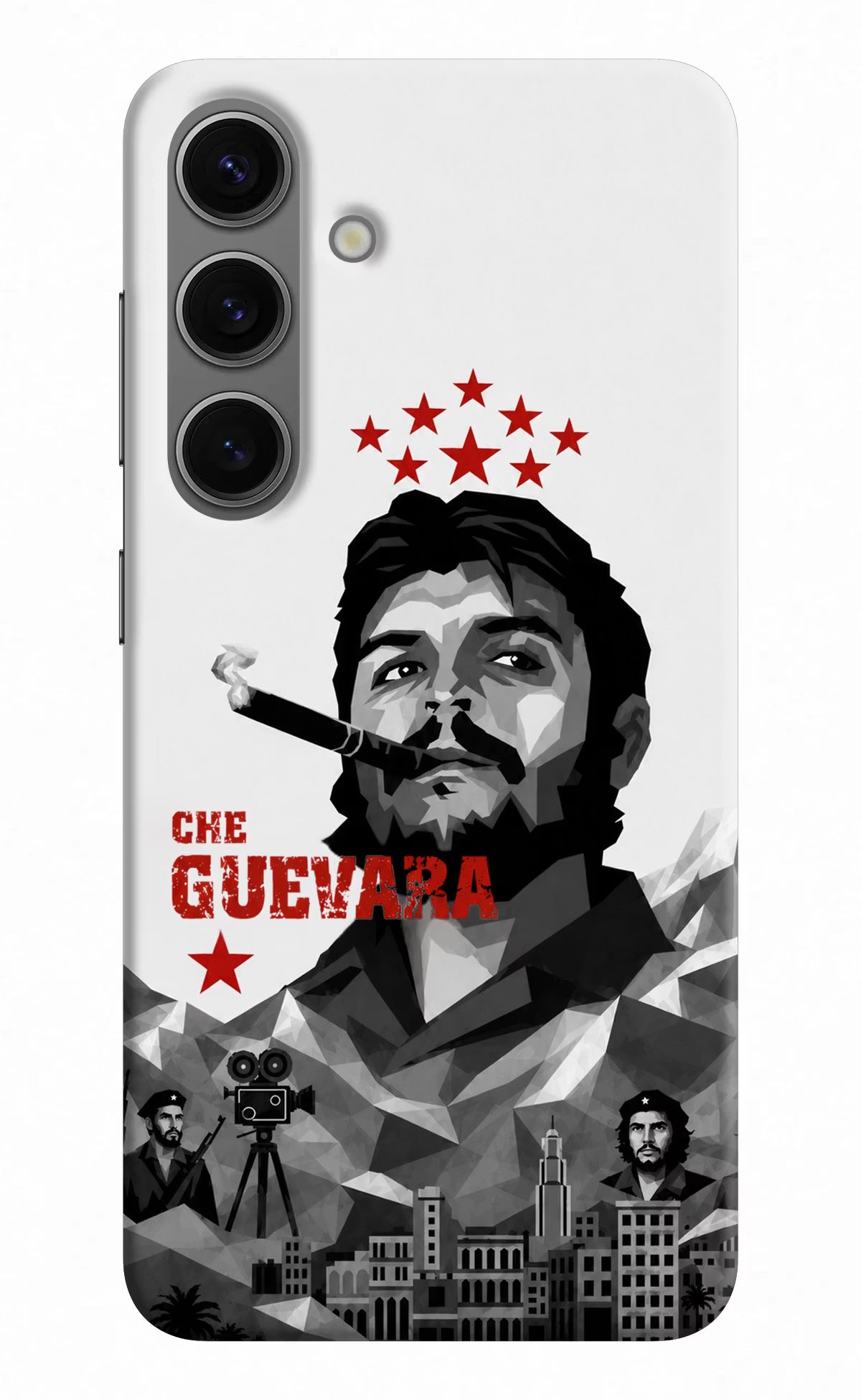 Che Guevara Iconic Samsung S24 Plus Back Cover - Che Guevara Iconic Samsung S24 Plus Back Cover Che Guevara Iconic Samsung S24 Plus Back Cover