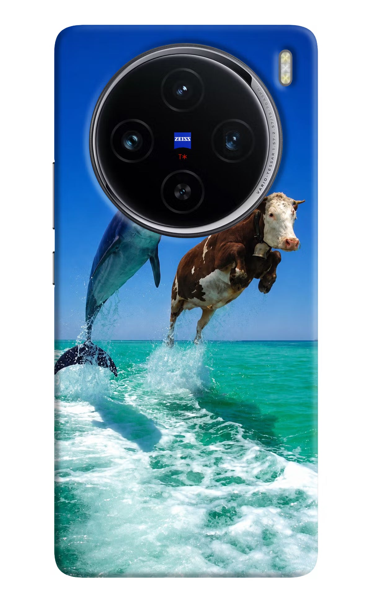 Dolphin vs Cow Vivo X100 Back Cover - Dolphin vs Cow Vivo X100 Back Cover Dolphin vs Cow Vivo X100 Back Cover