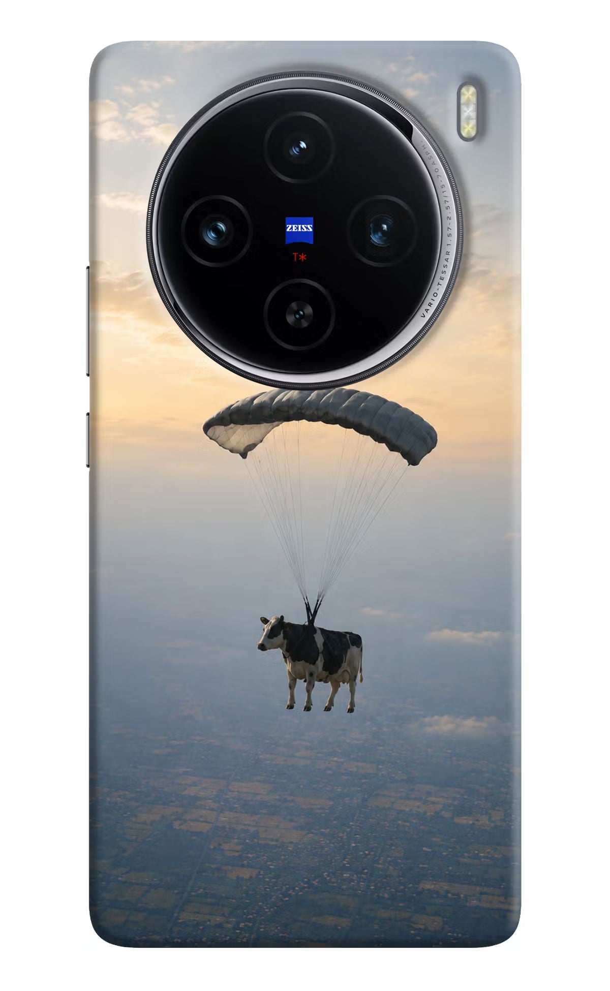 Skydiving Cow Vivo X100 Back Cover - Skydiving Cow Vivo X100 Back Cover Skydiving Cow Vivo X100 Back Cover