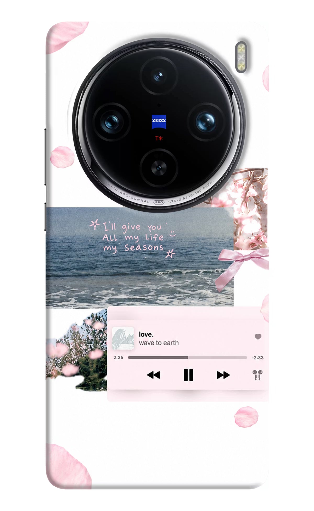 Wave to earth Vivo X100 Pro Back Cover - Wave to earth Vivo X100 Pro Back Cover Wave to earth Vivo X100 Pro Back Cover