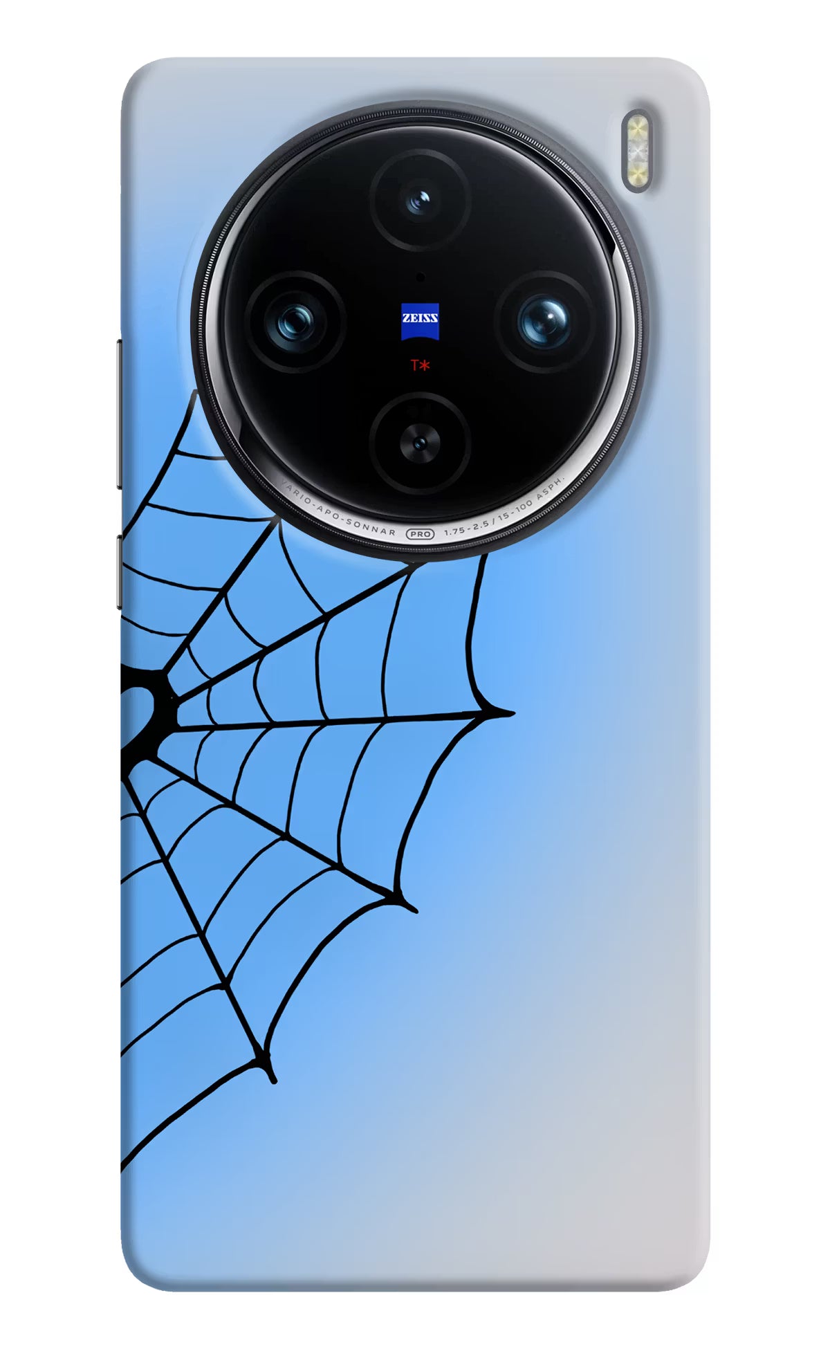 Blue Web Vivo X100 Pro Back Cover - Blue Web Vivo X100 Pro Back Cover Blue Web Vivo X100 Pro Back Cover