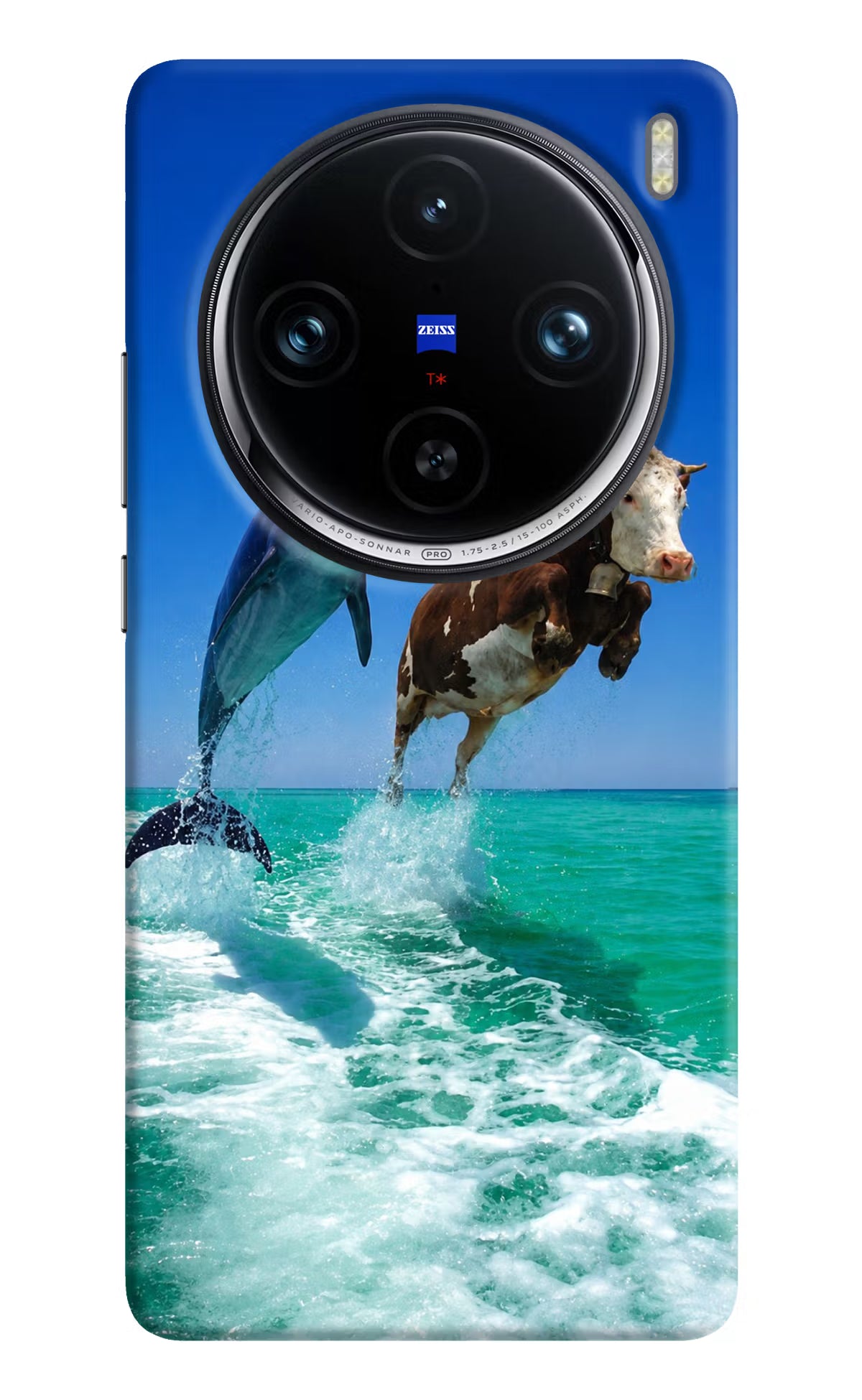 Dolphin vs Cow Vivo X100 Pro Back Cover - Dolphin vs Cow Vivo X100 Pro Back Cover Dolphin vs Cow Vivo X100 Pro Back Cover