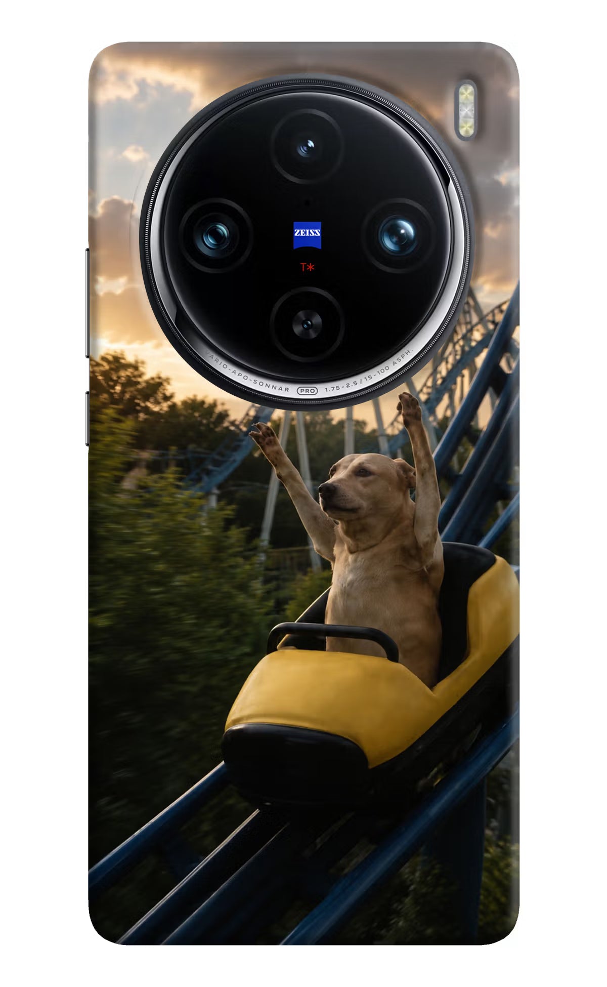 Rollercoaster Dog Vivo X100 Pro Back Cover - Rollercoaster Dog Vivo X100 Pro Back Cover Rollercoaster Dog Vivo X100 Pro Back Cover