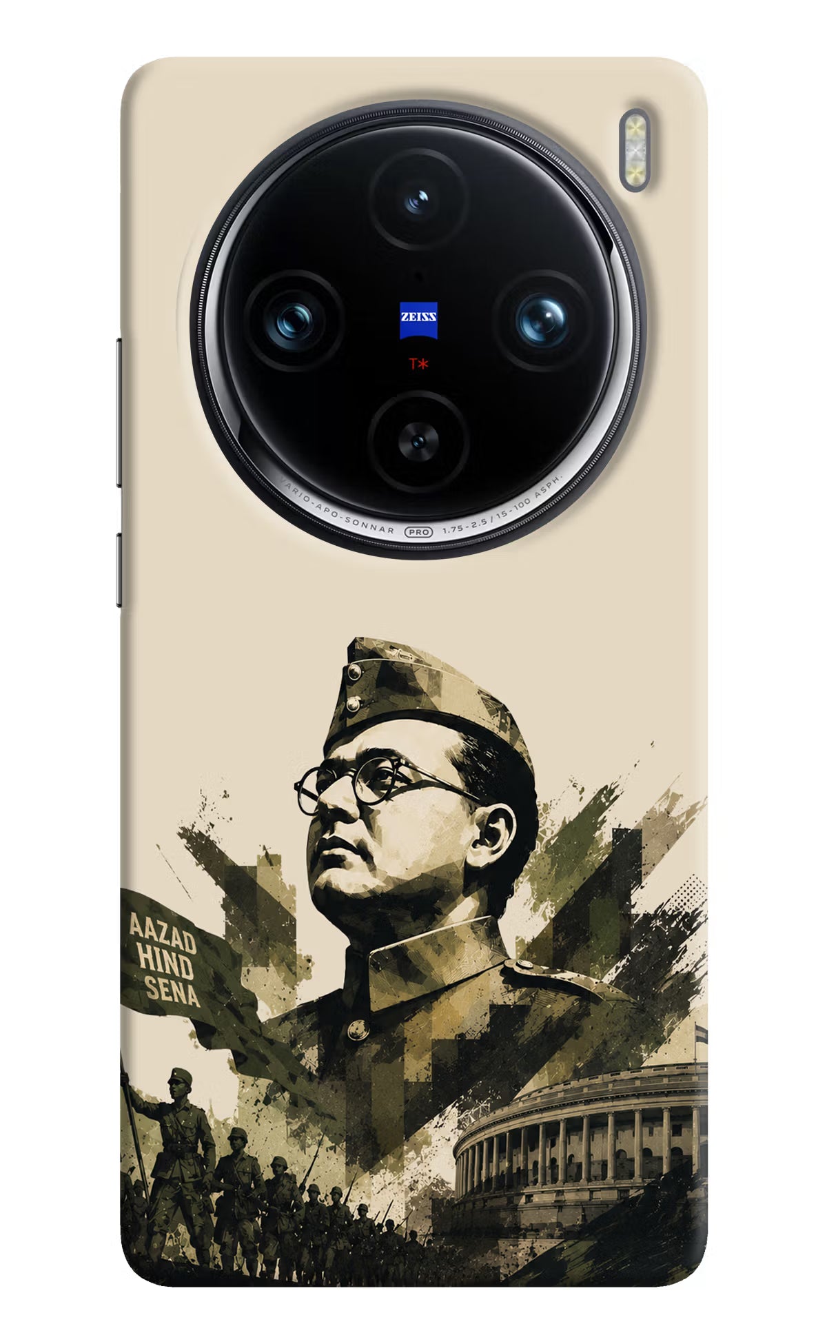 Netaji Rising Vivo X100 Pro Back Cover - Netaji Rising Vivo X100 Pro Back Cover Netaji Rising Vivo X100 Pro Back Cover