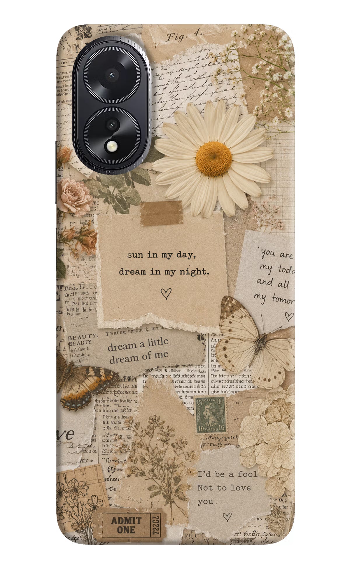 Vintage case Oppo A18/Oppo A38 Back Cover - Vintage case Oppo A18/Oppo A38 Back Cover Vintage case Oppo A18/Oppo A38 Back Cover