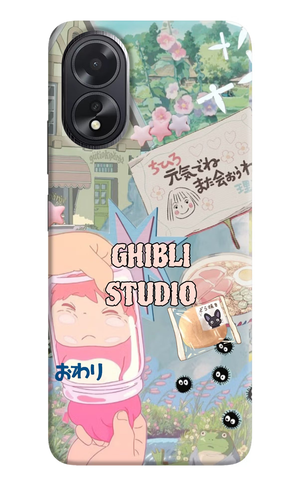 Studio Ghibli Oppo A18/Oppo A38 Back Cover - Studio Ghibli Oppo A18/Oppo A38 Back Cover Studio Ghibli Oppo A18/Oppo A38 Back Cover