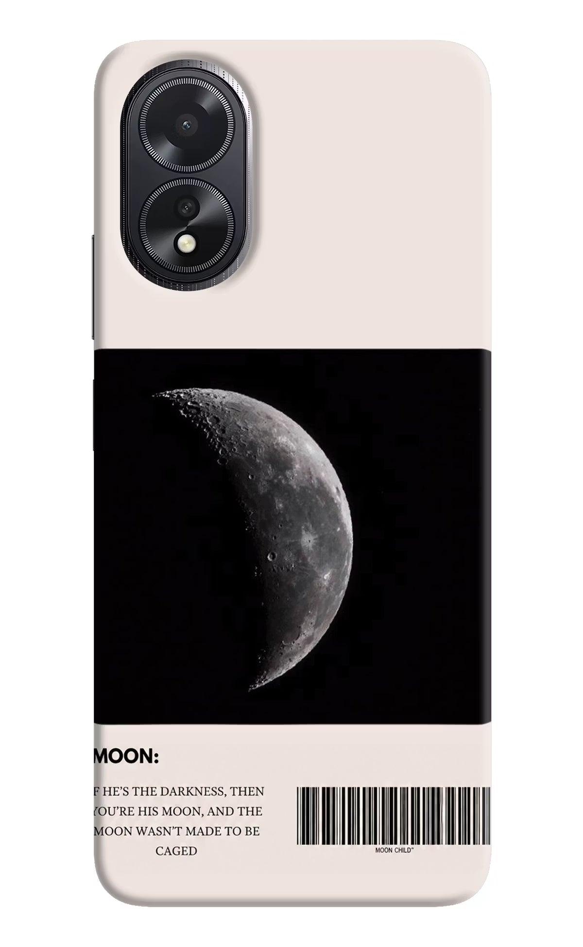 Moon Phase Oppo A18/Oppo A38 Back Cover - Moon Phase Oppo A18/Oppo A38 Back Cover Moon Phase Oppo A18/Oppo A38 Back Cover