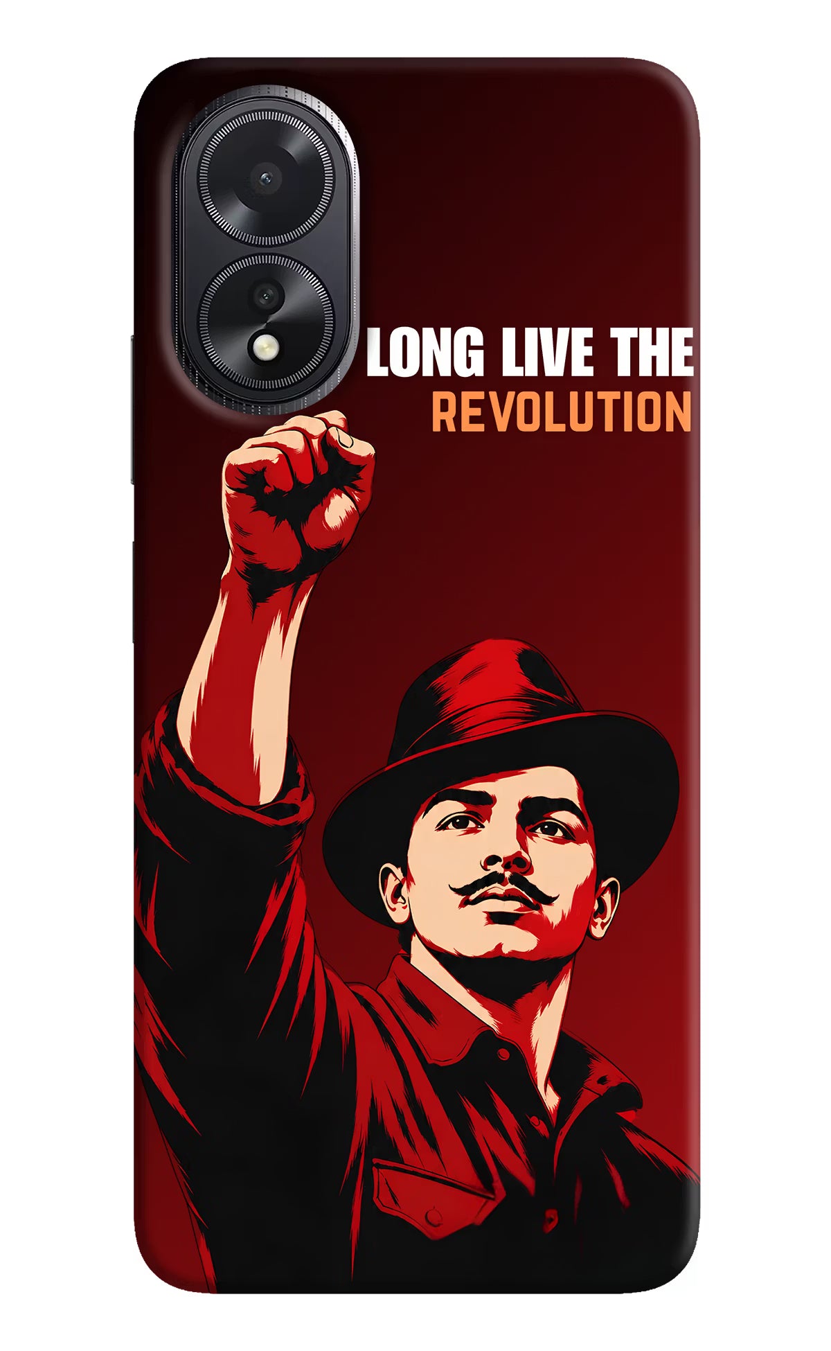 Bhagat Singh Revolution Oppo A18/Oppo A38 Back Cover - Bhagat Singh Revolution Oppo A18/Oppo A38 Back Cover Bhagat Singh Revolution Oppo A18/Oppo A38 Back Cover