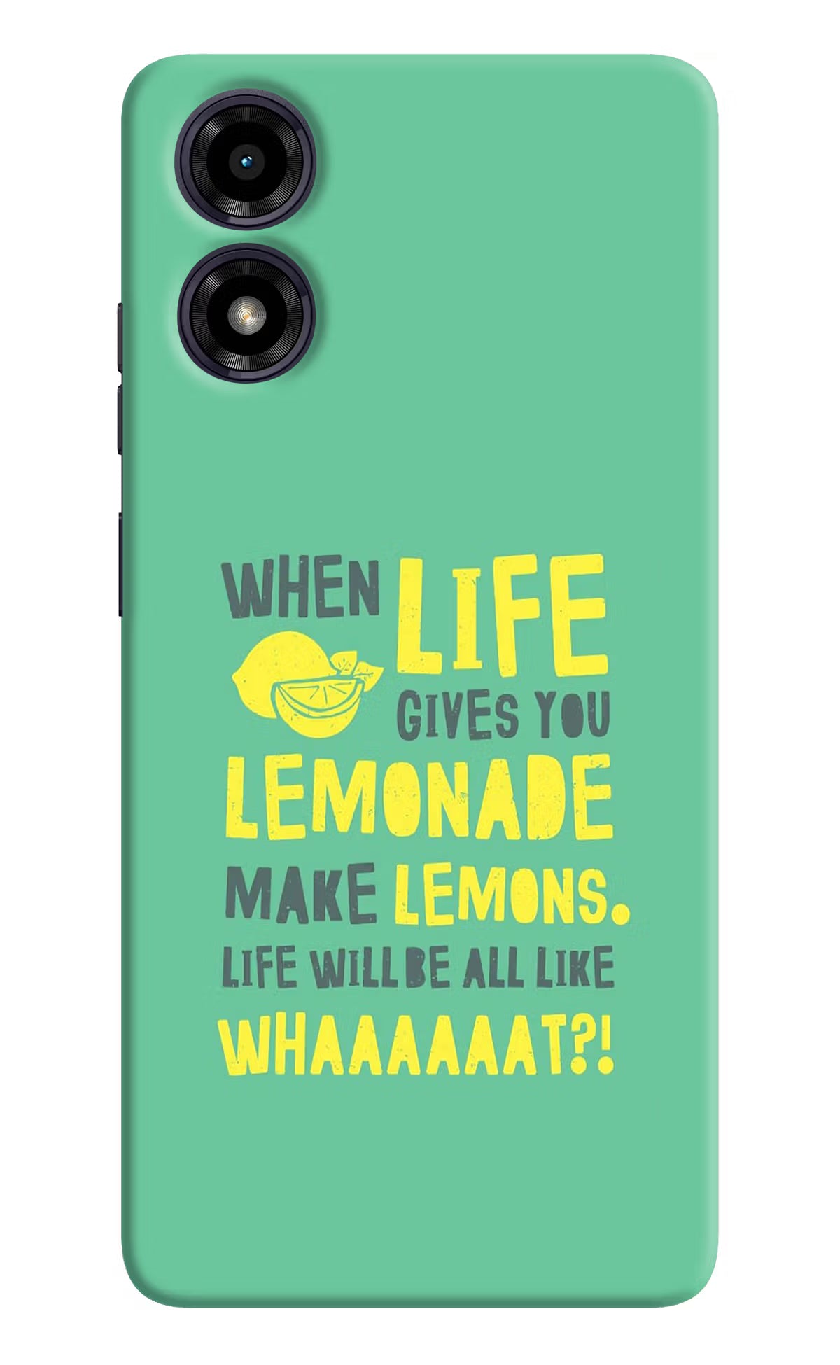 Quote Moto G04 Hard Case Back Cover by Casekaro