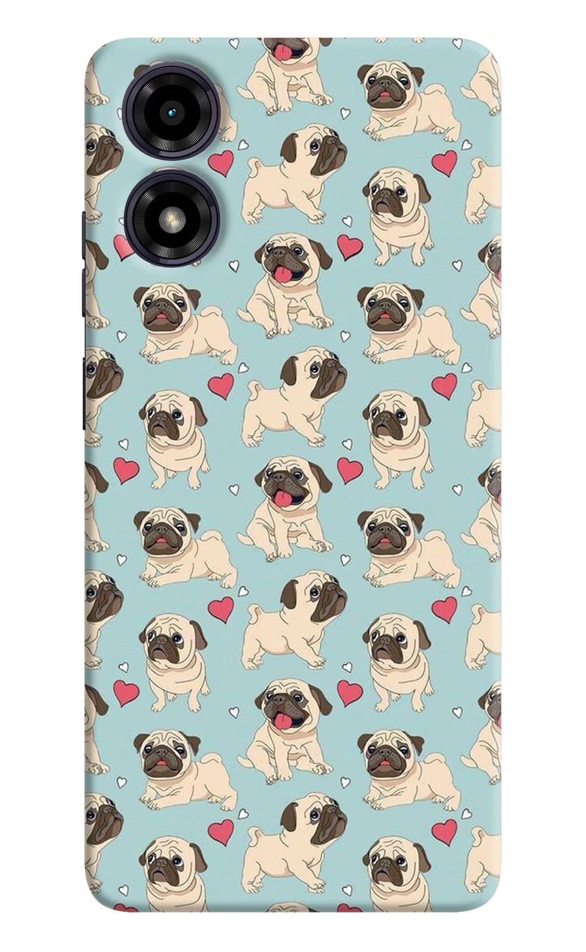 Pug Dog Moto G04 Back Cover - Pug Dog Moto G04 Hard Case Back Cover by Casekaro Pug Dog Moto G04 Hard Case Back Cover by Casekaro