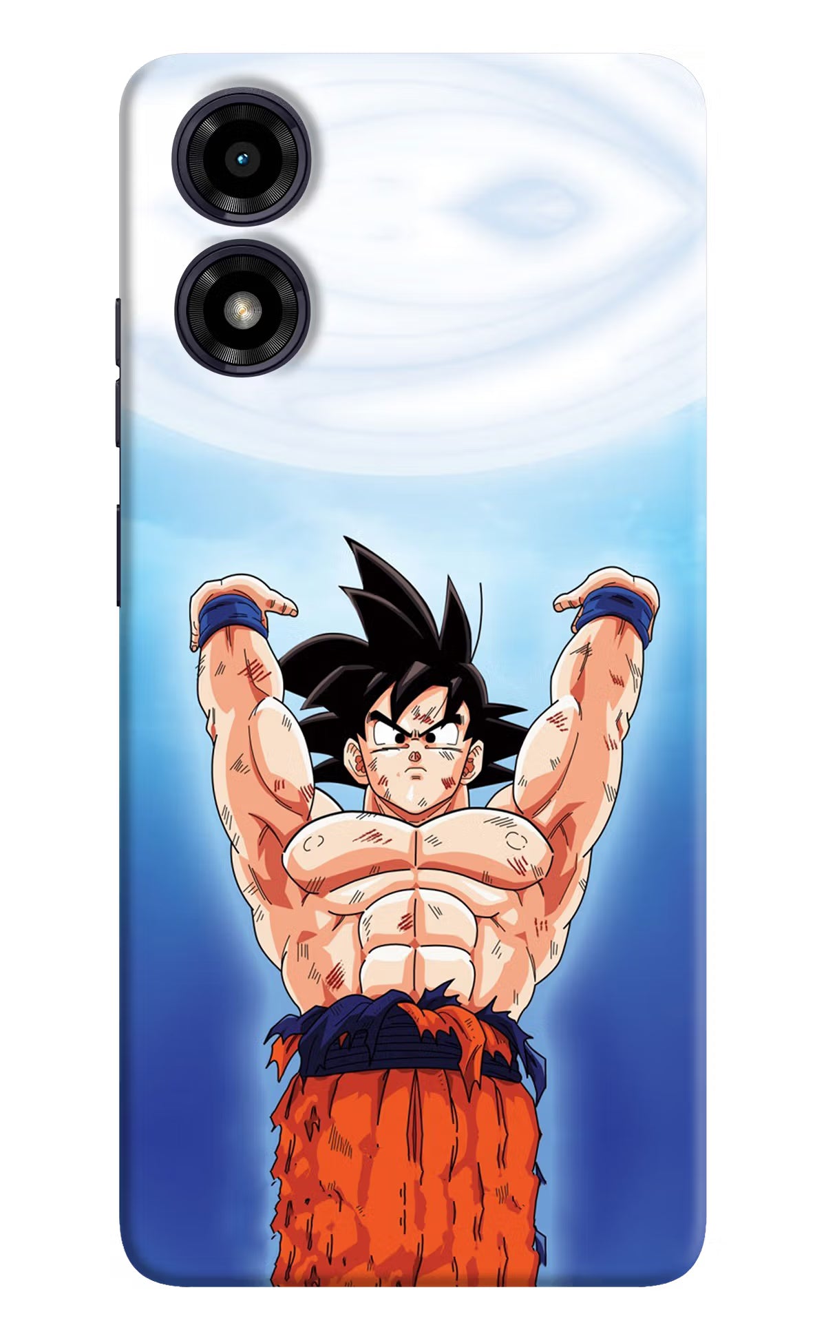Goku Power Moto G04 Hard Case Back Cover by Casekaro