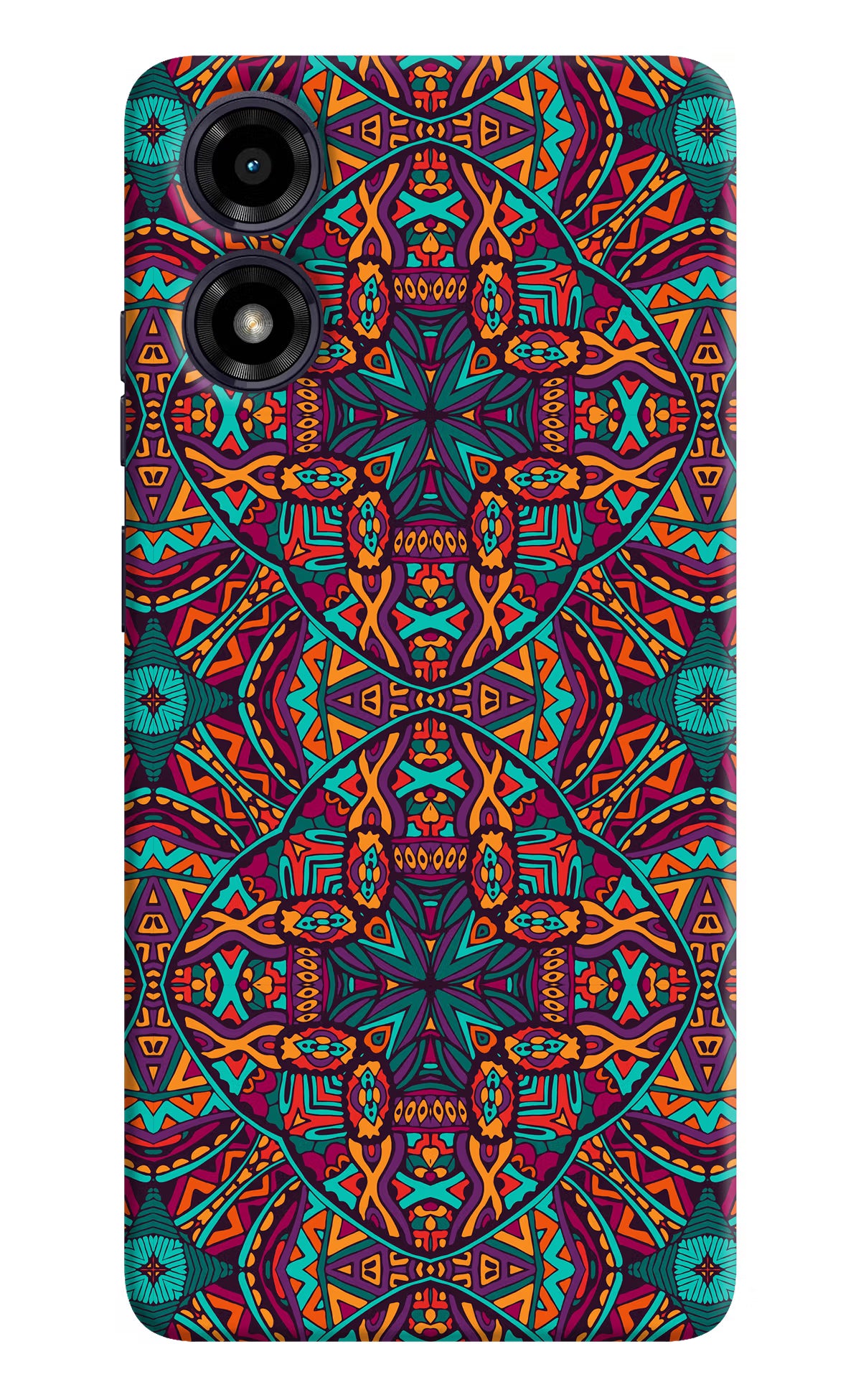 Colour Mandala Moto G04 Hard Case Back Cover by Casekaro
