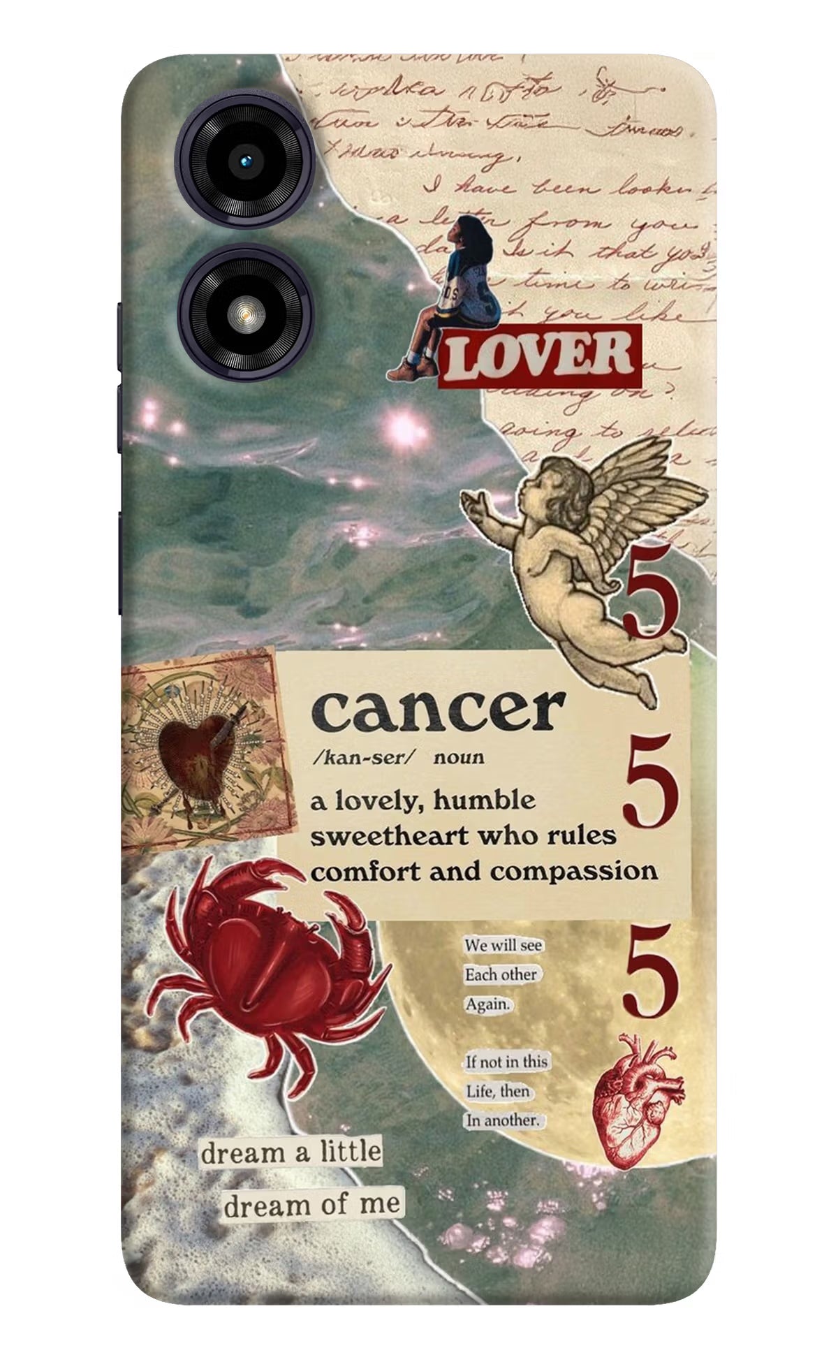 Cancer Zodiac Moto G04 Back Cover - Cancer Zodiac Moto G04 Hard Case Back Cover by Casekaro Cancer Zodiac Moto G04 Hard Case Back Cover by Casekaro