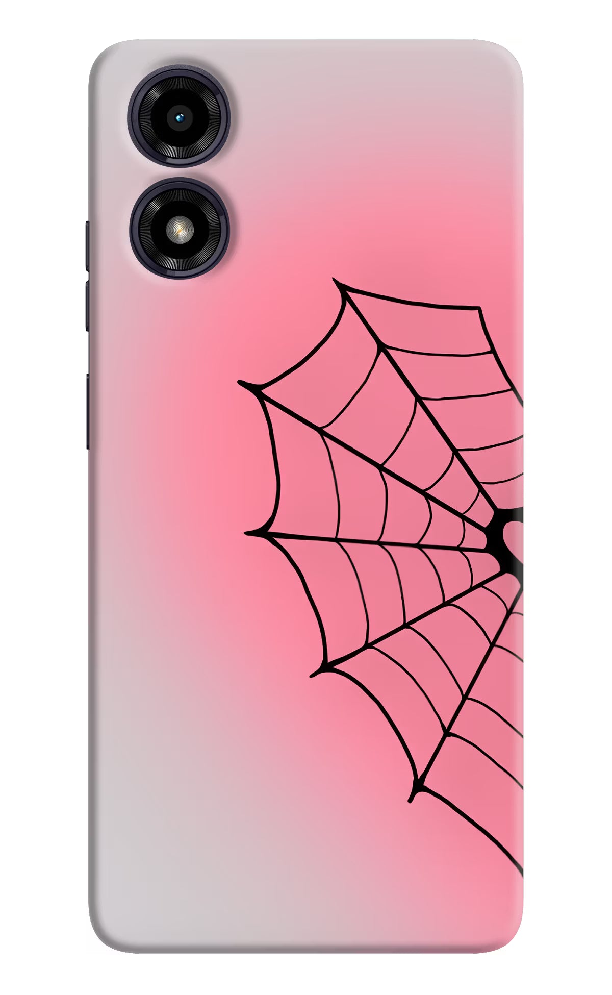 Pink Web Moto G04 Back Cover - Pink Web Moto G04 Back Cover Pink Web Moto G04 Back Cover