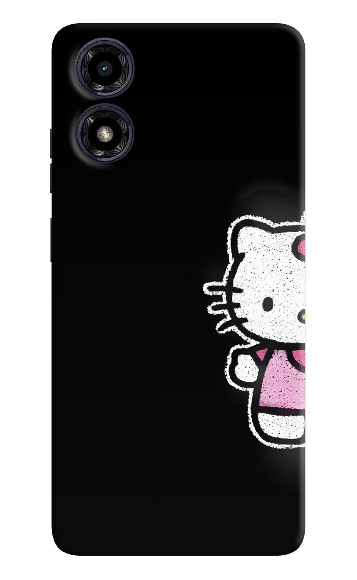 Kitty Charm Moto G04 Back Cover - Kitty Charm Moto G04 Back Cover Kitty Charm Moto G04 Back Cover