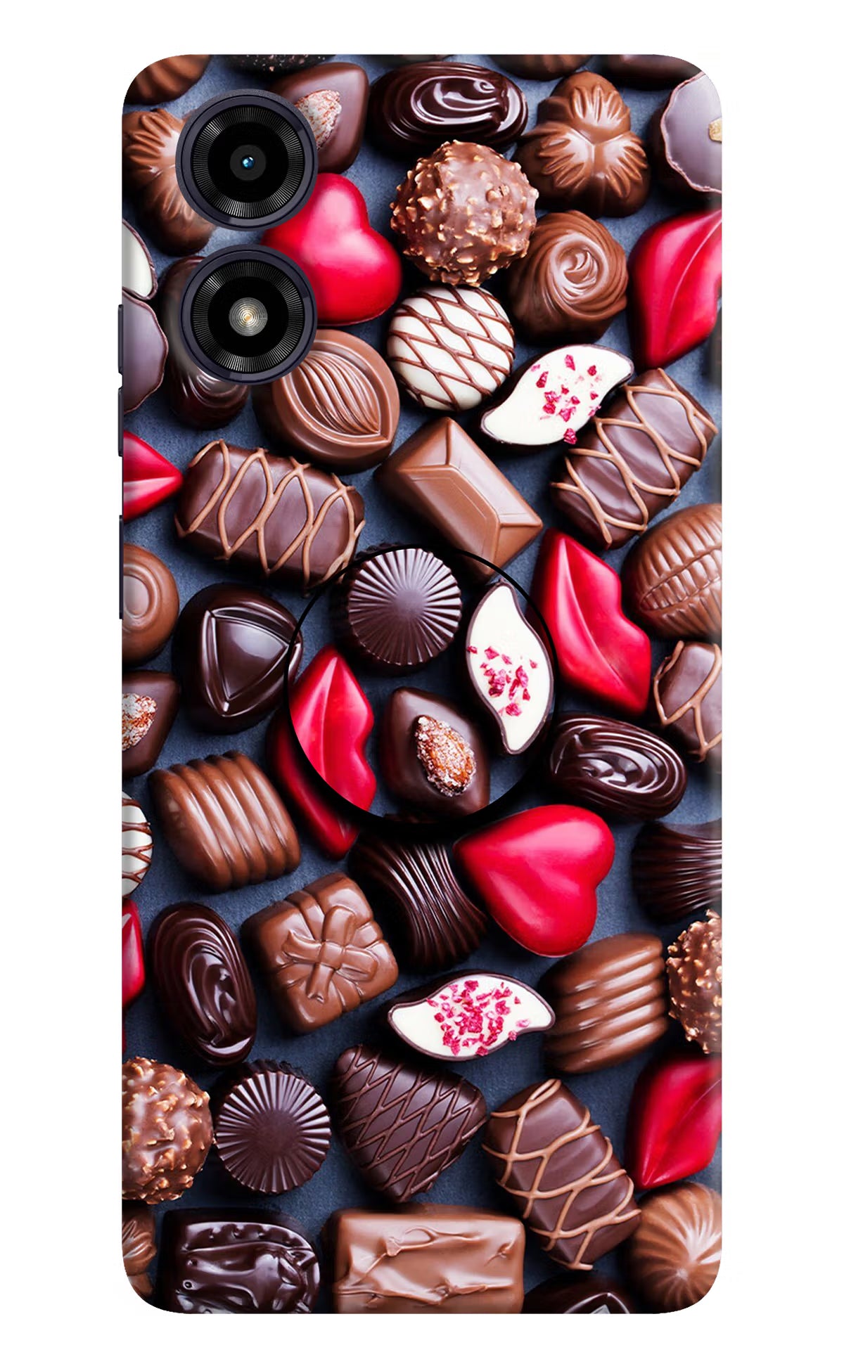 Chocolates Moto G04 Pop Case by Casekaro