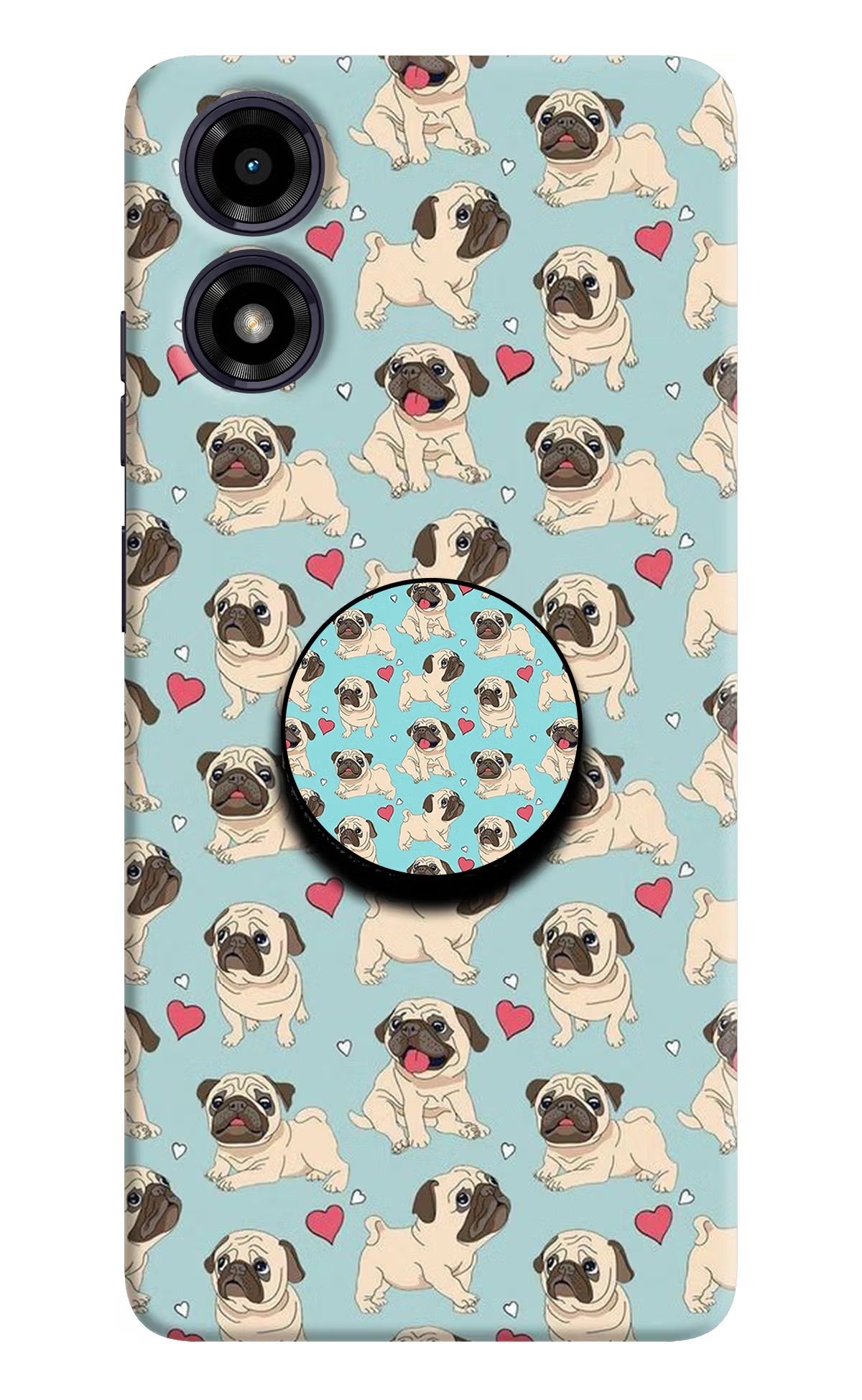Pug Dog Moto G04 Pop Case by Casekaro