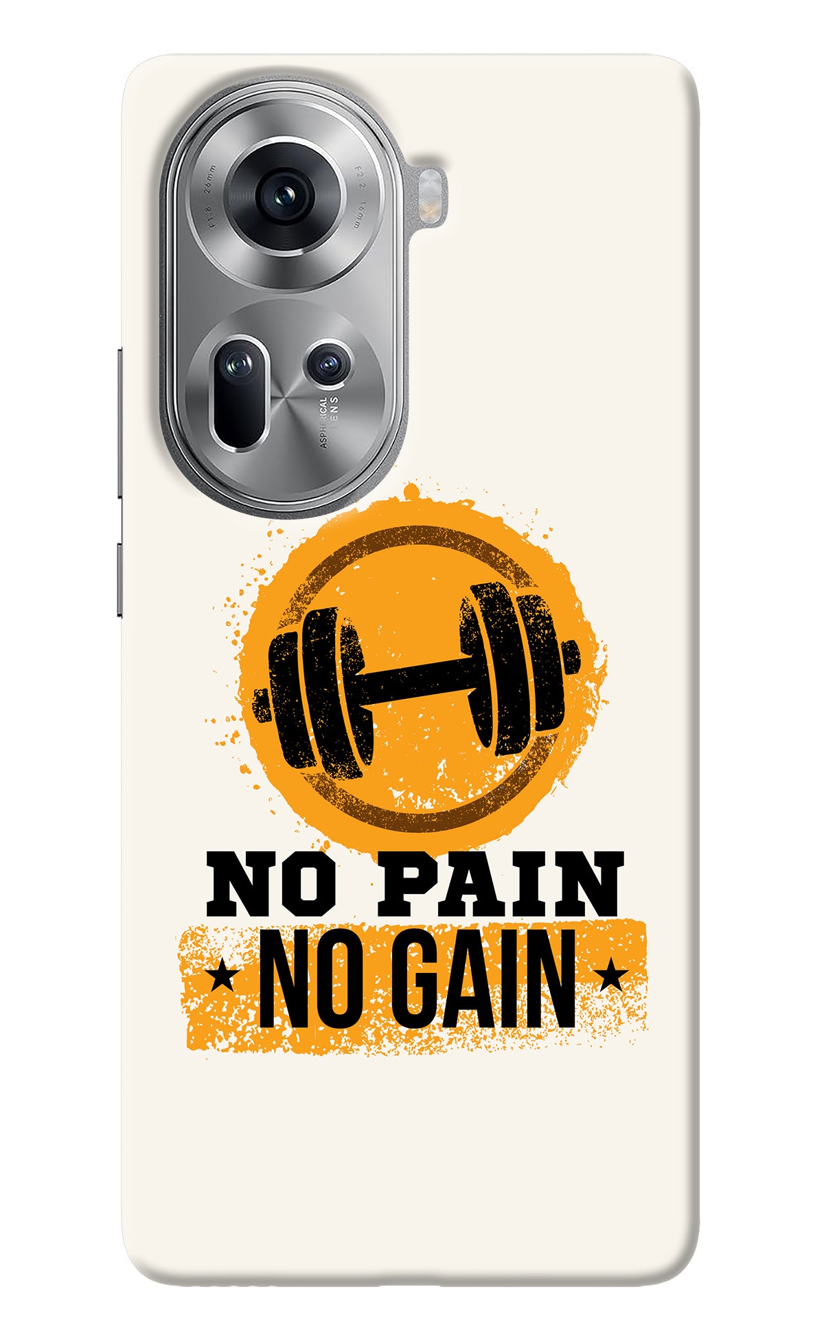 No Pain No Gain Oppo Reno11 Back Cover