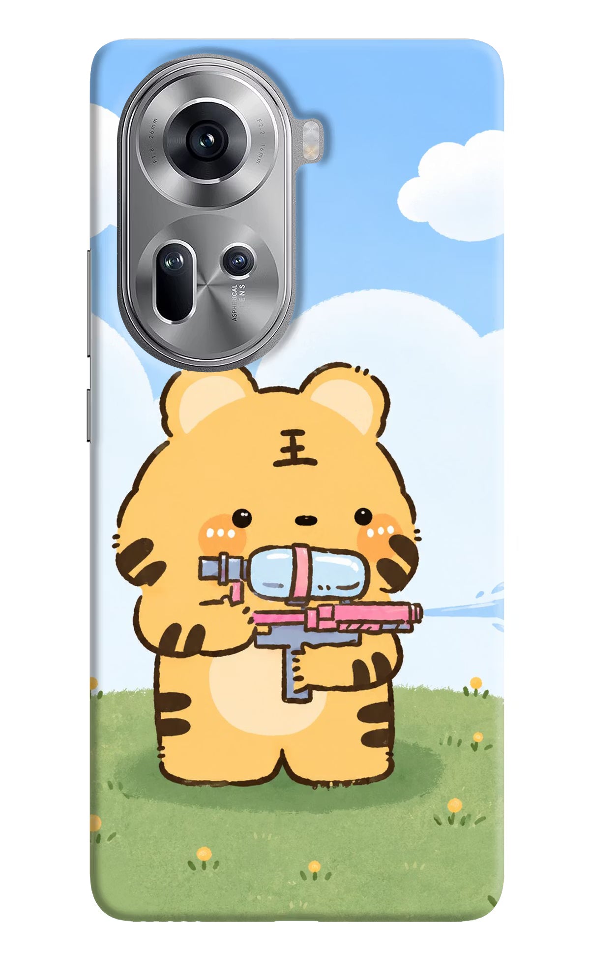Tiger Treat Oppo Reno11 Back Cover - Tiger Treat Oppo Reno11 Back Cover Tiger Treat Oppo Reno11 Back Cover