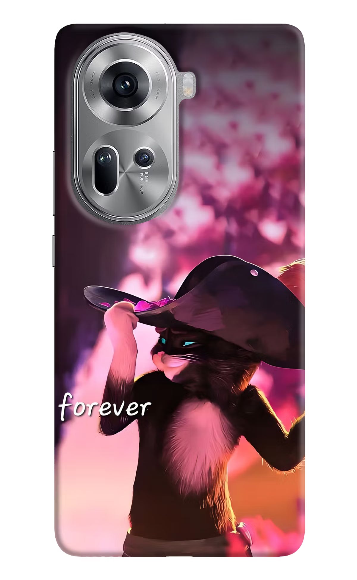 Forever Cat Oppo Reno11 Back Cover - Forever Cat Oppo Reno11 Back Cover Forever Cat Oppo Reno11 Back Cover