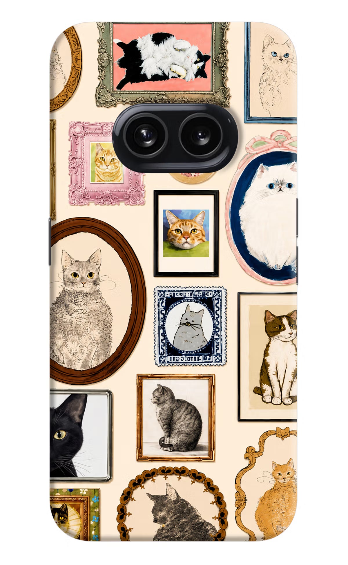 Mirror Cats Nothing Phone 2A Back Cover - Mirror Cats Nothing Phone 2A Back Cover Mirror Cats Nothing Phone 2A Back Cover