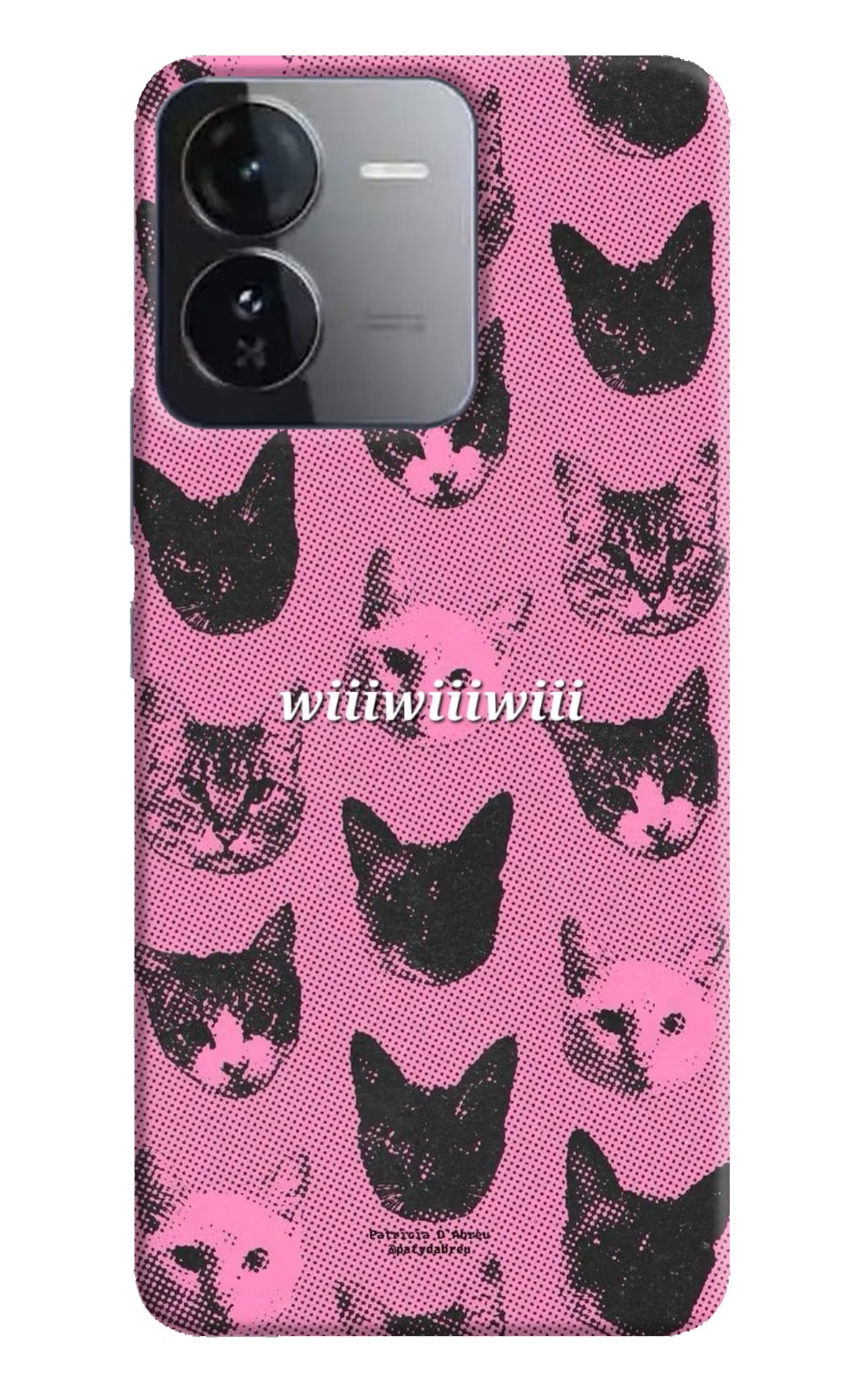 Pink Cats iQOO Z9 5G Back Cover - Pink Cats iQOO Z9 5G Back Cover Pink Cats iQOO Z9 5G Back Cover