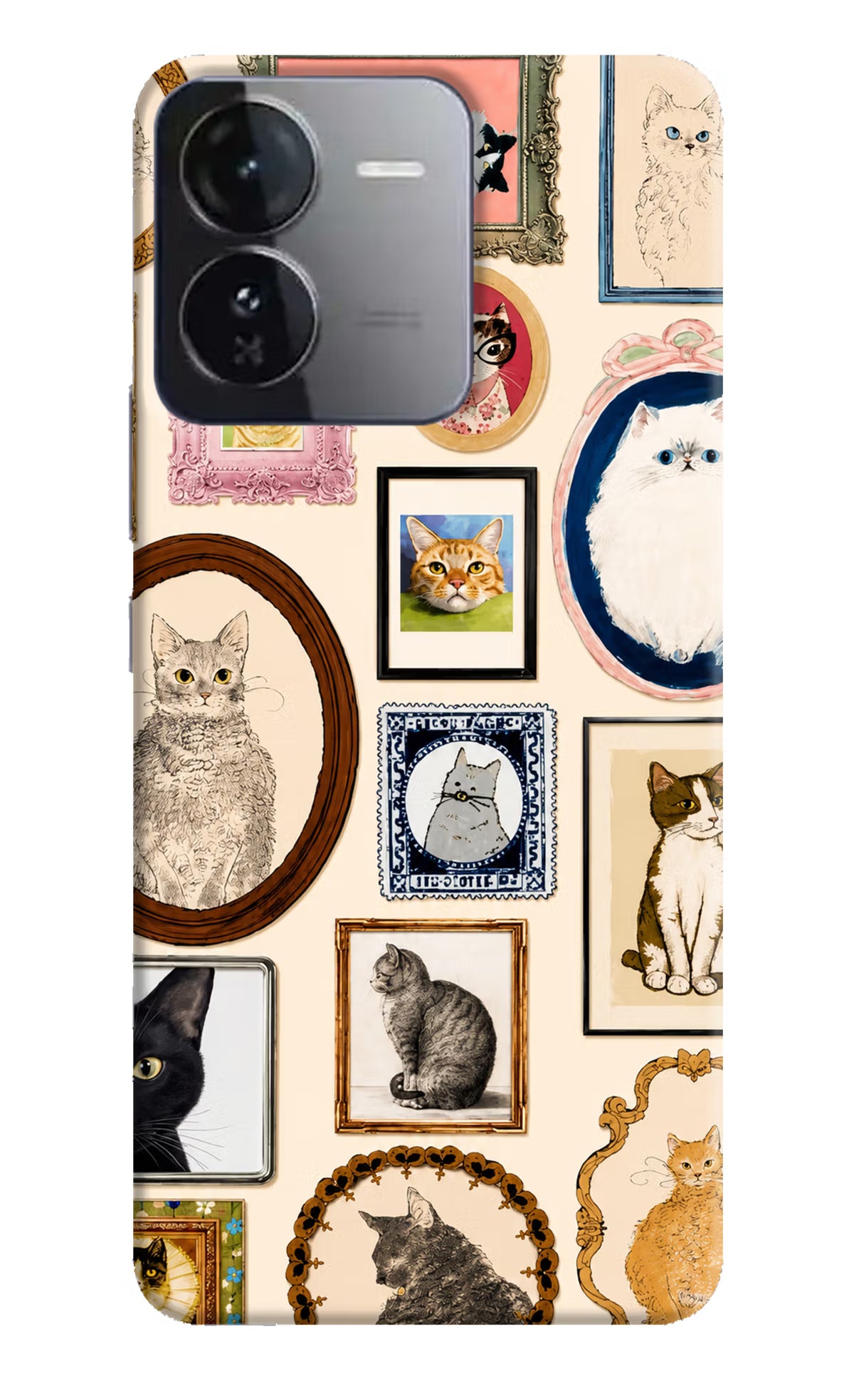 Mirror Cats iQOO Z9 5G Back Cover - Mirror Cats iQOO Z9 5G Back Cover Mirror Cats iQOO Z9 5G Back Cover