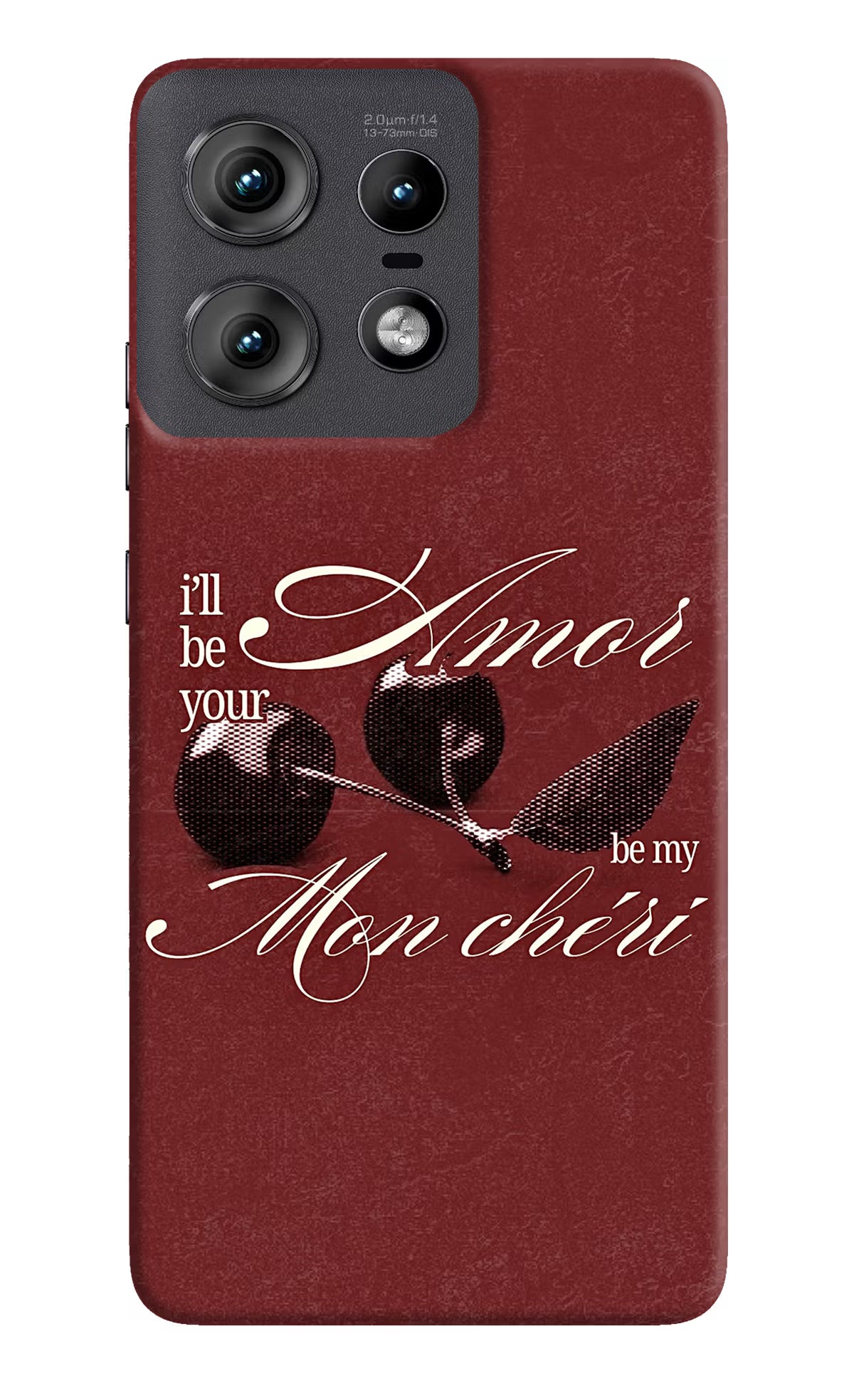 Velvet Cherry Moto Edge 50 Pro 5G Back Cover - Velvet Cherry Moto Edge 50 Pro 5G Back Cover Velvet Cherry Moto Edge 50 Pro 5G Back Cover