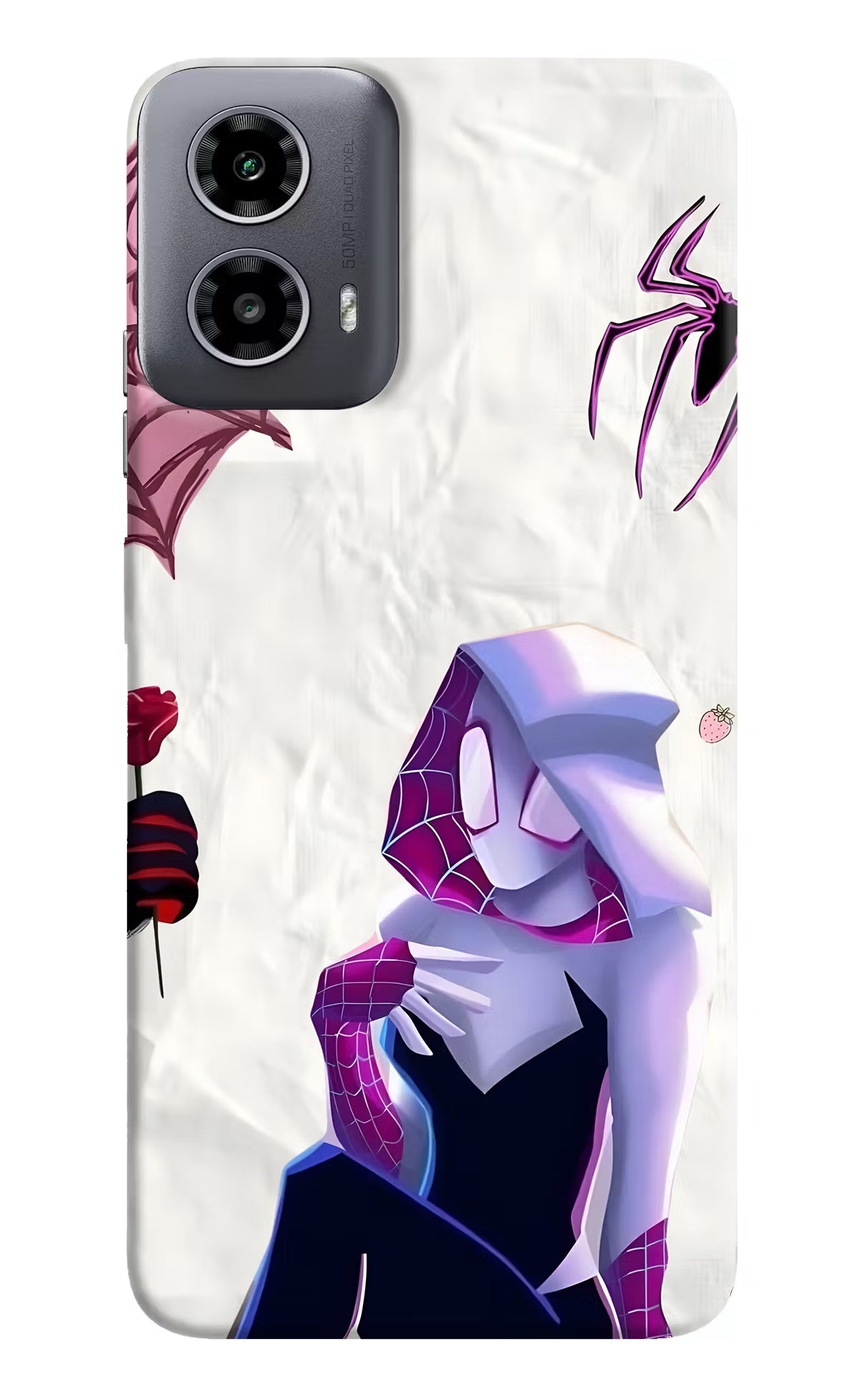 Gwen Verse Moto G34 5G Back Cover - Gwen Verse Moto G34 5G Back Cover Gwen Verse Moto G34 5G Back Cover