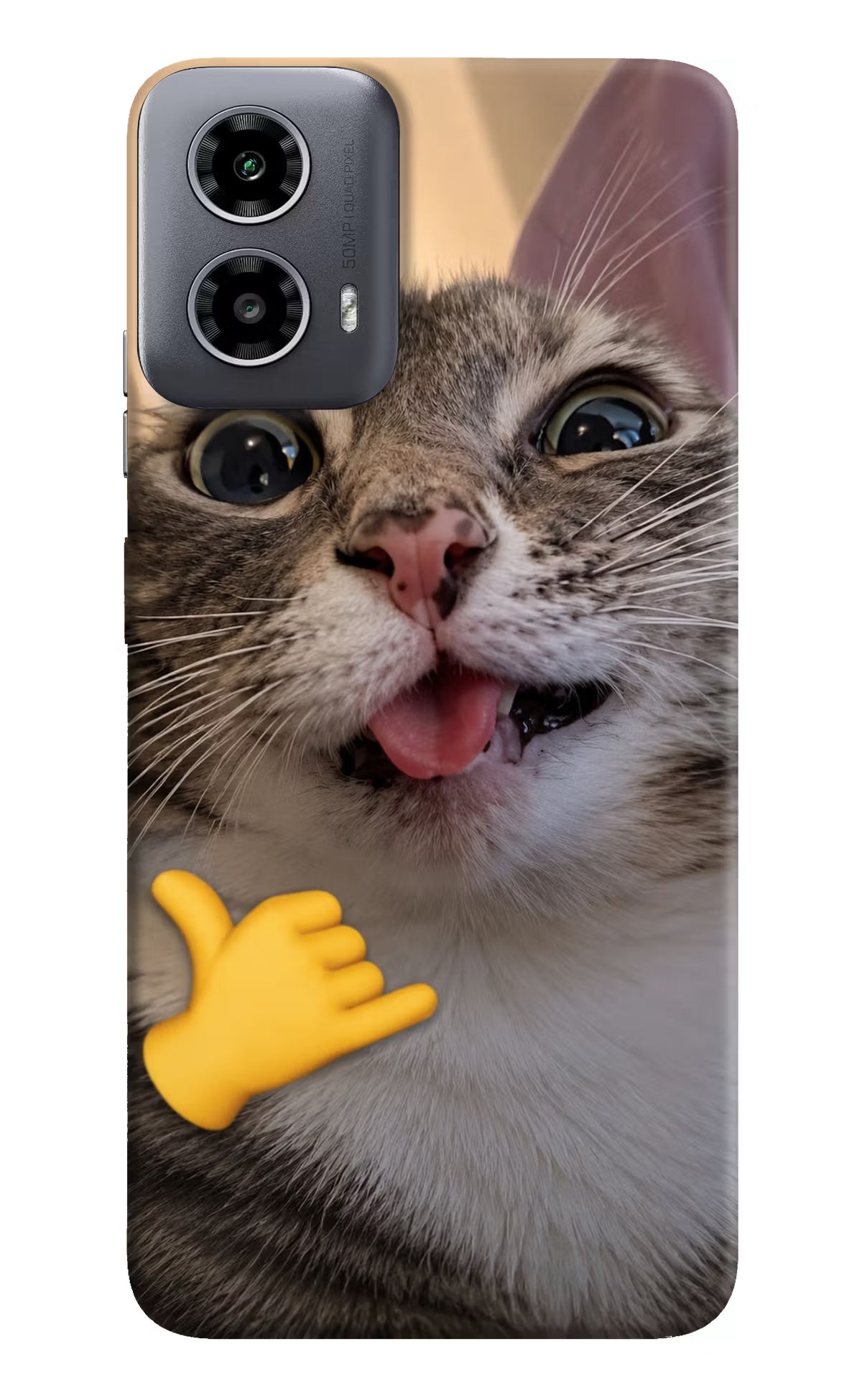 Silly Cat Call Moto G34 5G Back Cover - Silly Cat Call Moto G34 5G Back Cover Silly Cat Call Moto G34 5G Back Cover