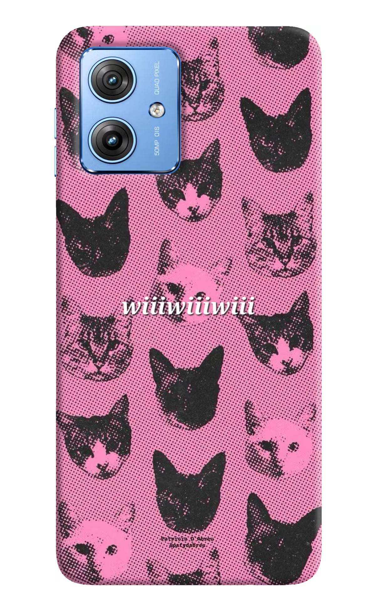 Pink Cats Moto G64 5G Back Cover - Pink Cats Moto G64 5G Back Cover Pink Cats Moto G64 5G Back Cover