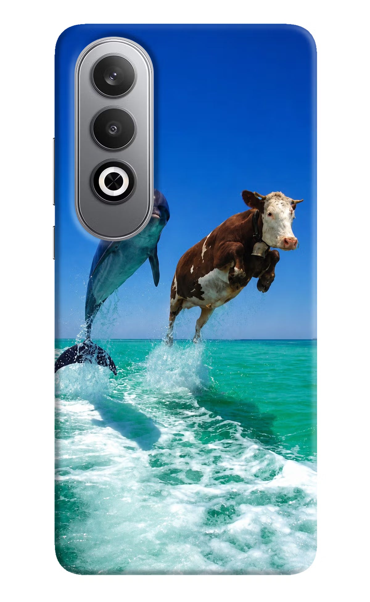 Dolphin vs Cow Oneplus Nord CE4 Back Cover - Dolphin vs Cow Oneplus Nord CE4 Back Cover Dolphin vs Cow Oneplus Nord CE4 Back Cover
