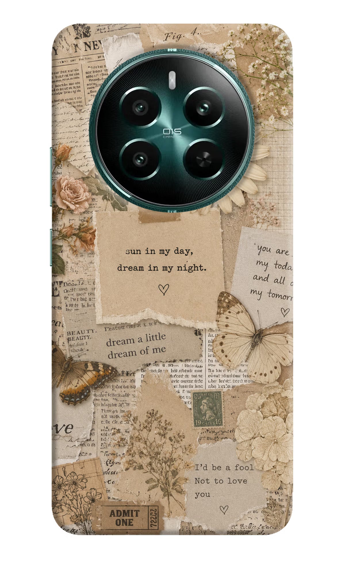 Vintage case Realme 12+ 5G Back Cover - Vintage case Realme 12+ 5G Back Cover Vintage case Realme 12+ 5G Back Cover