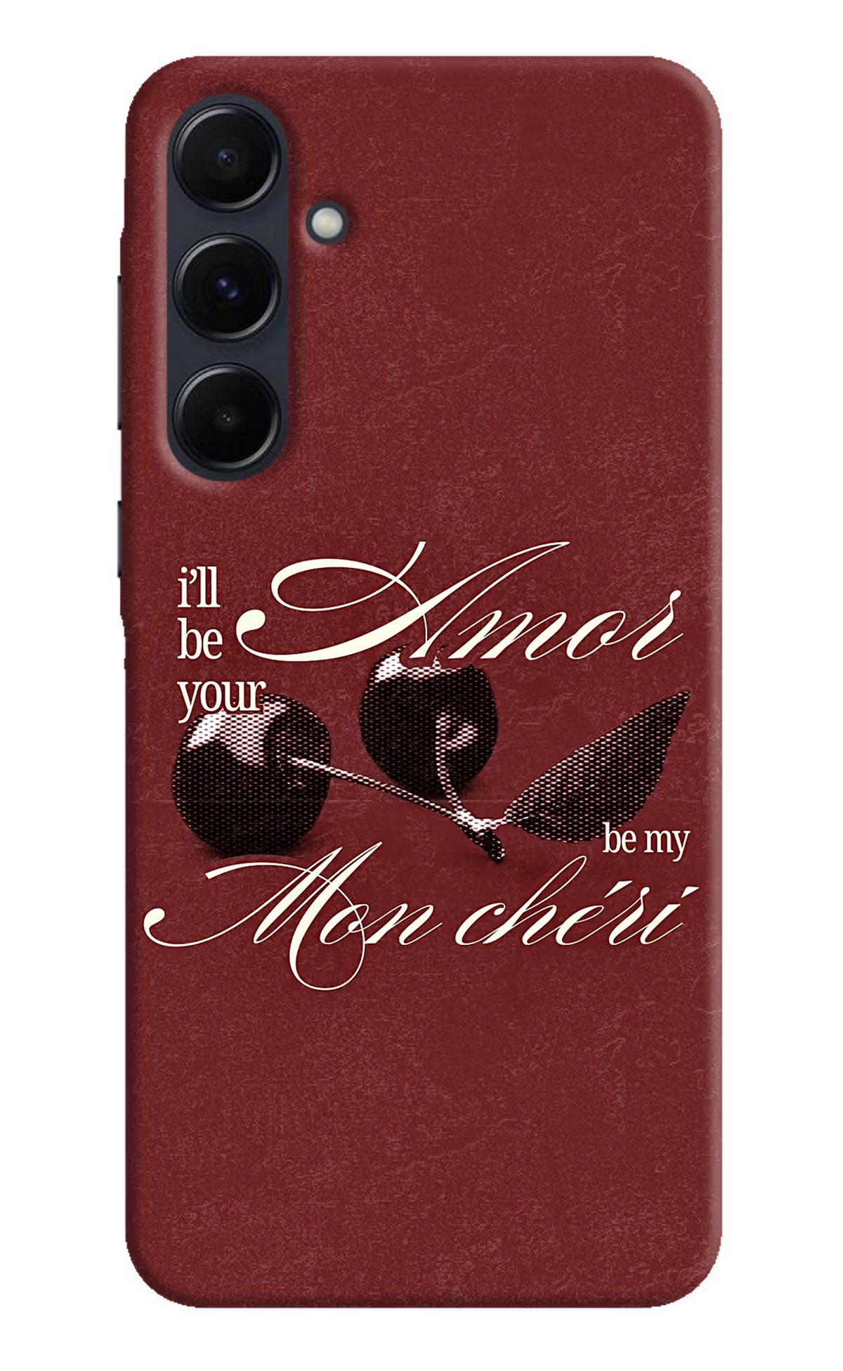 Velvet Cherry Samsung A35 5G Back Cover - Velvet Cherry Samsung A35 5G Back Cover Velvet Cherry Samsung A35 5G Back Cover